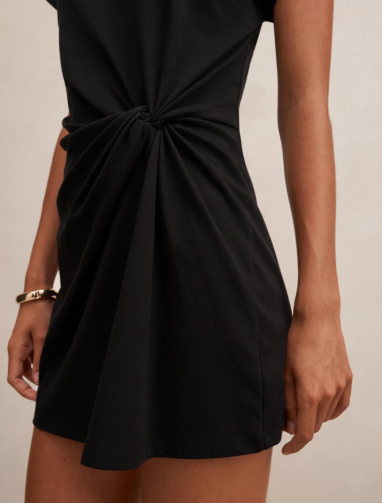 Rose T-Shirt Twist Mini Dress