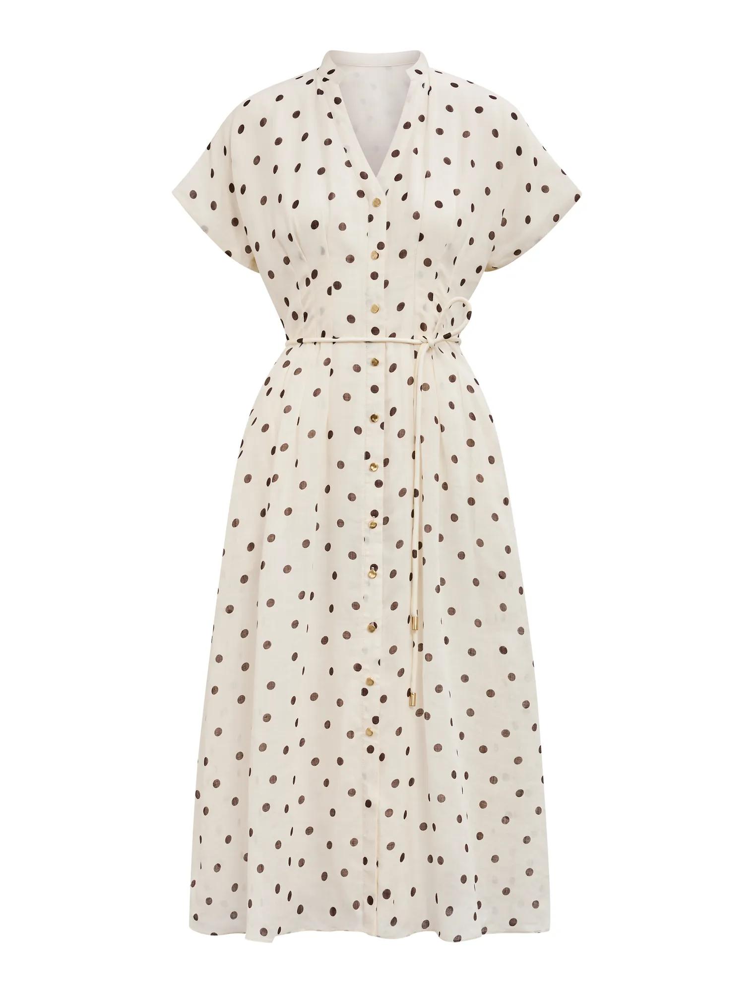 Jemma Petite Shirt Midi Dress