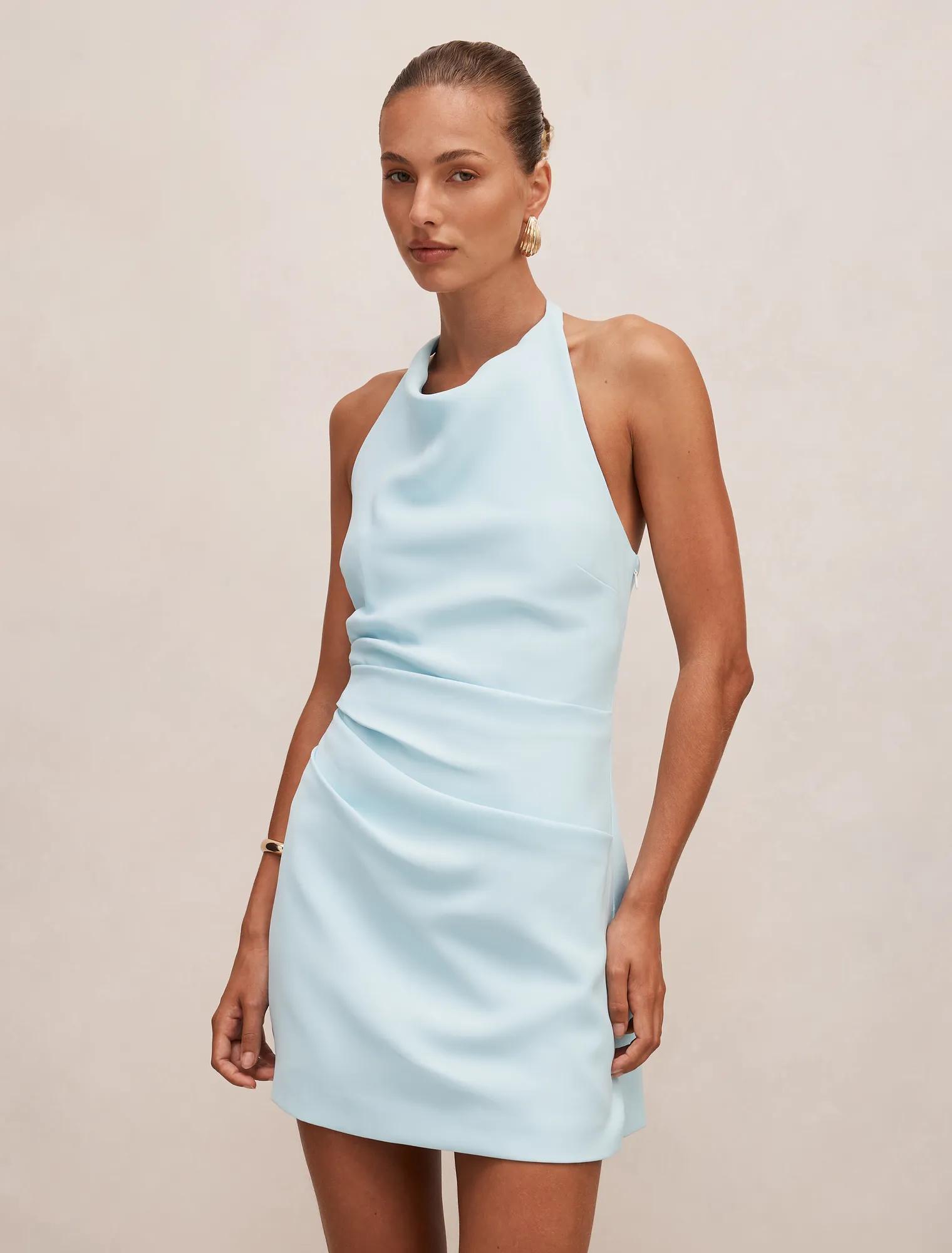 Tina Halter Mini Dress