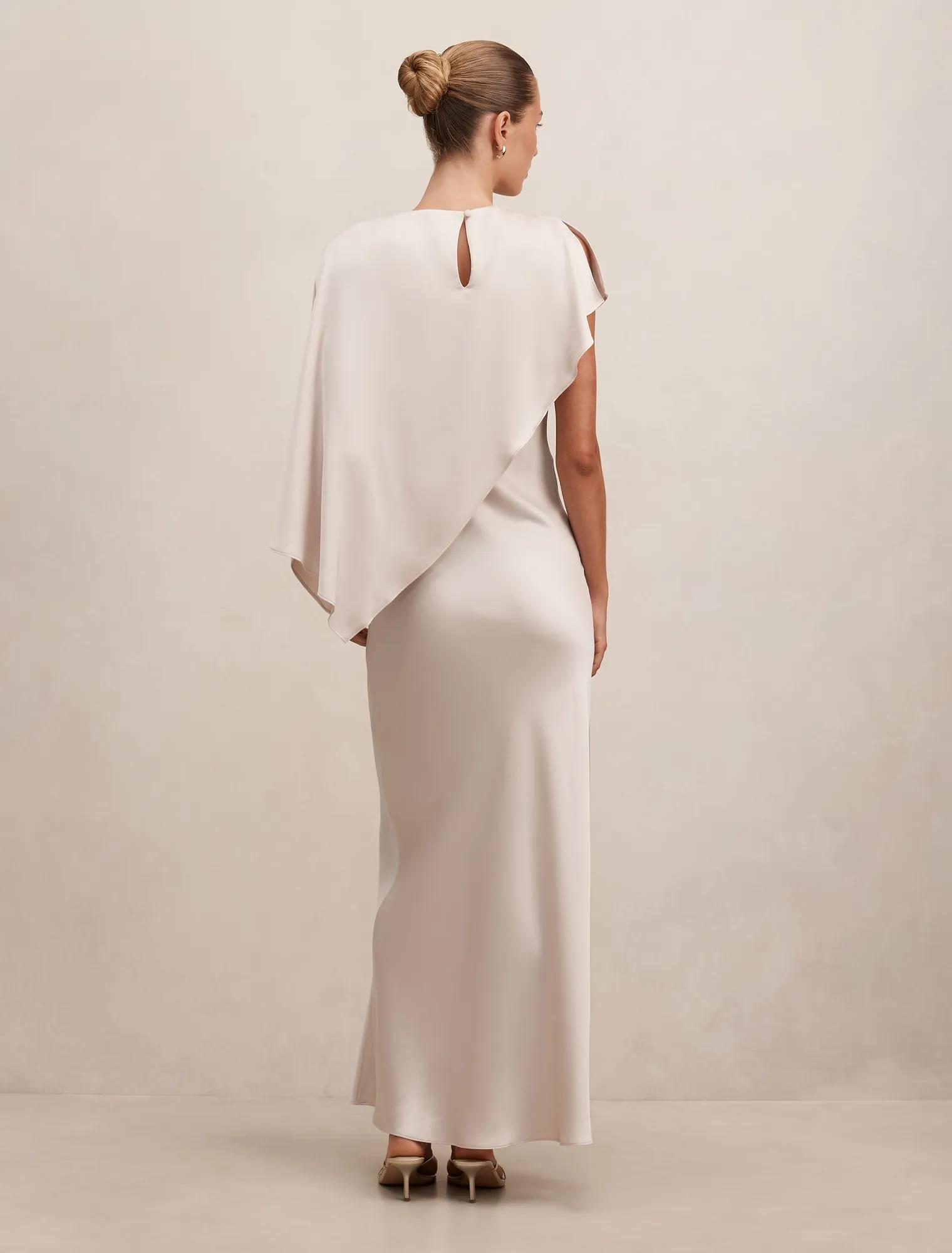 Zinnia Cape Maxi Dress