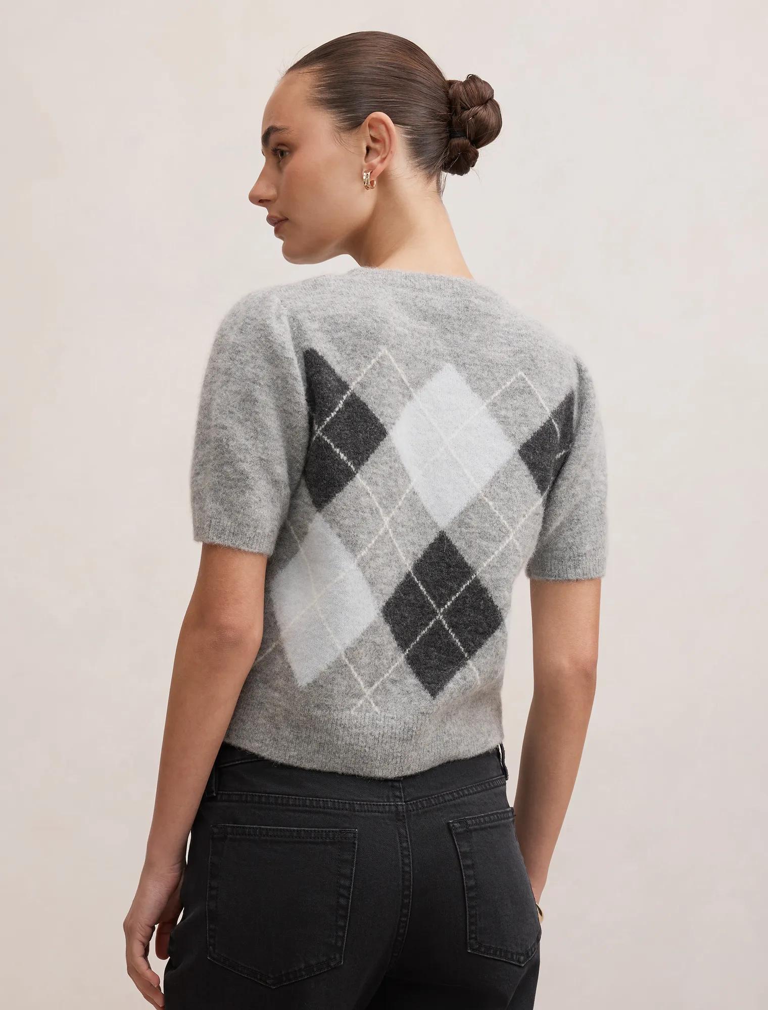 Andy Argyle Fluffy Knit Tee