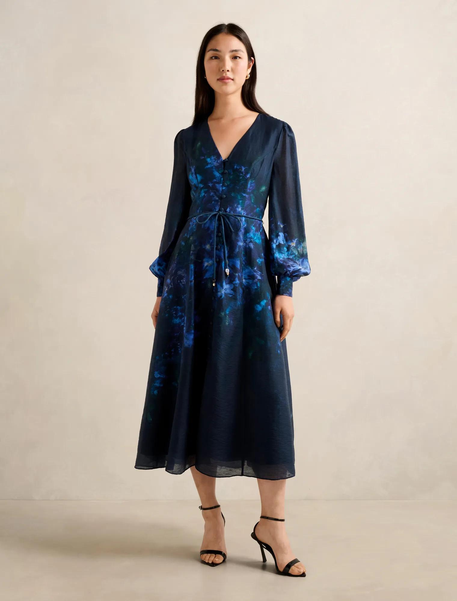 Kahlani Printed Midi Dress