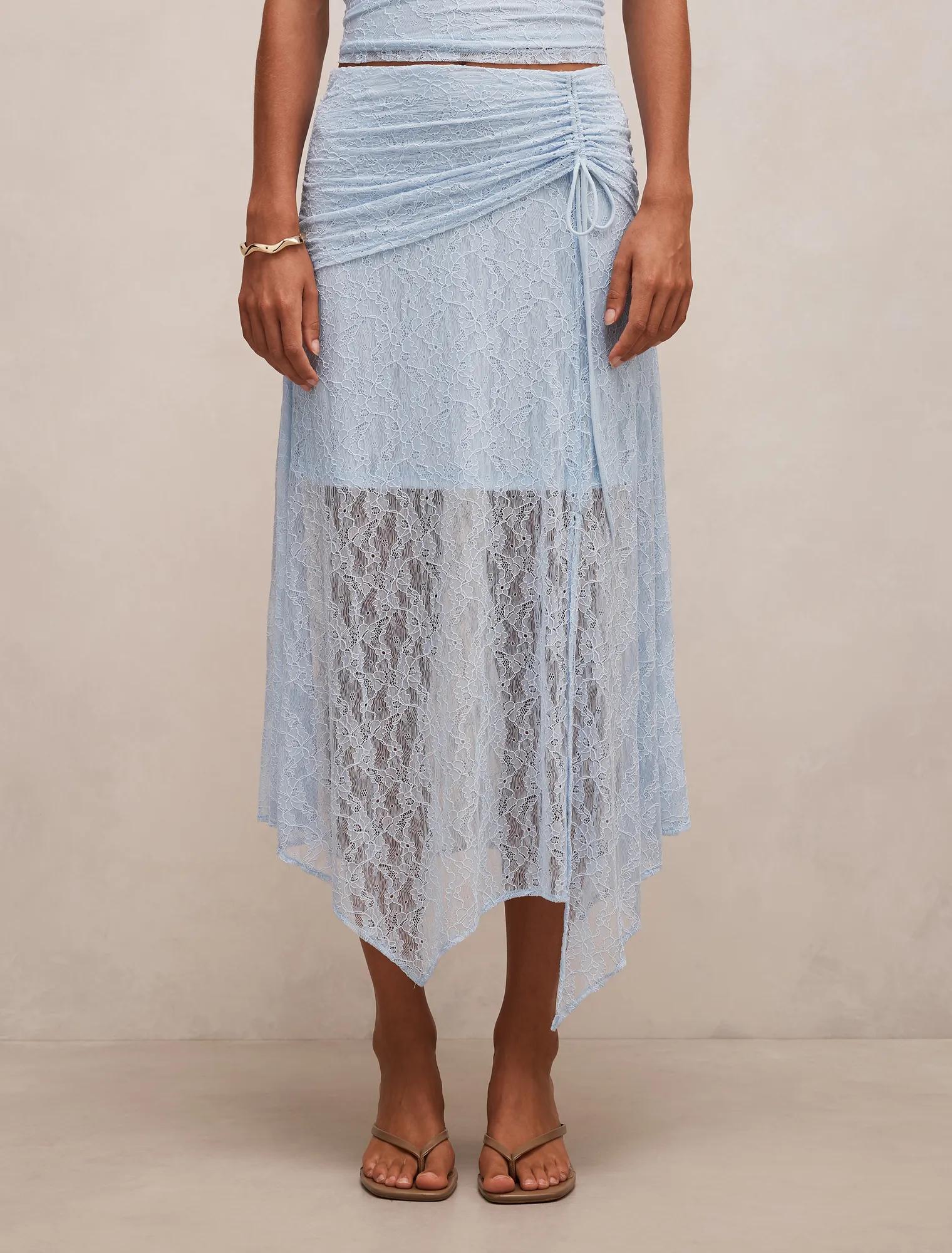 Khai Lace Asymm Skirt