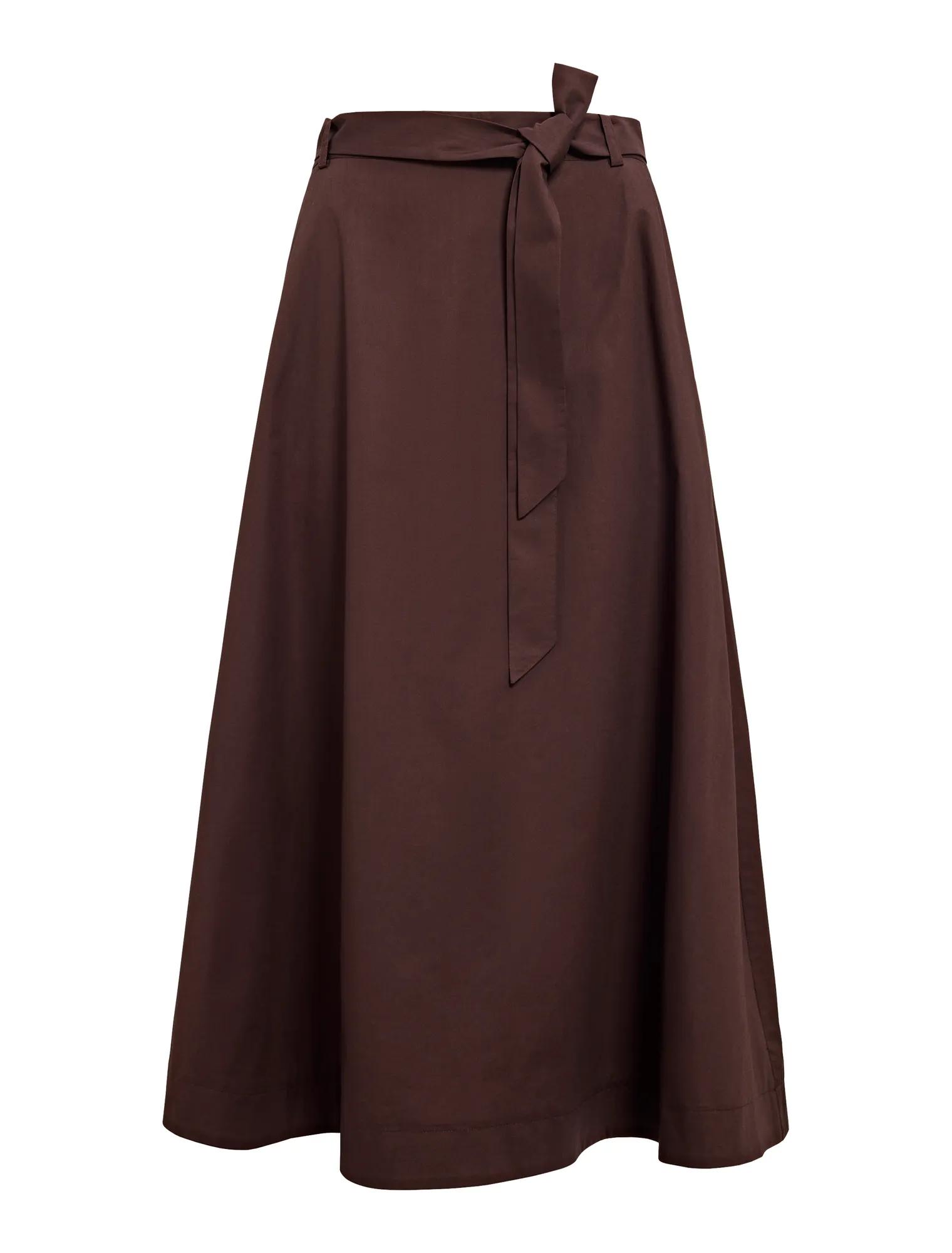 Madeleine Belted Midi Skirt