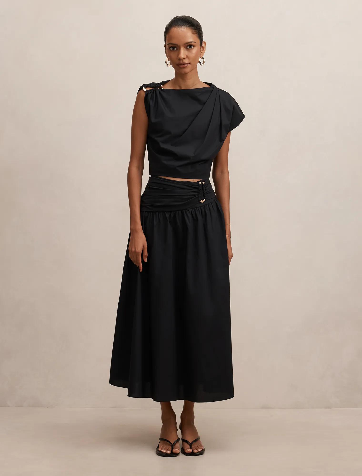 Dottie Petite Draped Hardware Top