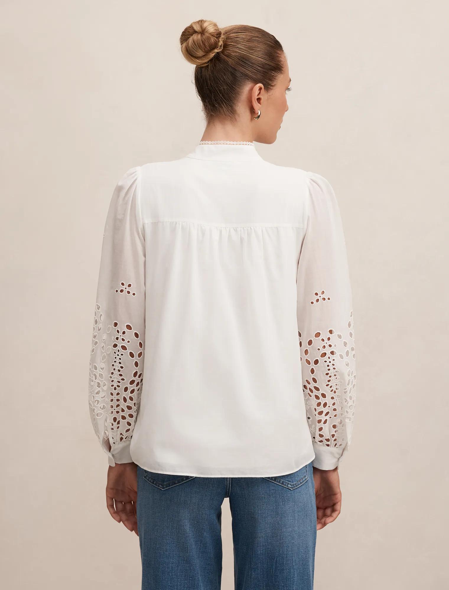 Sutton Embroidered Detail Blouse