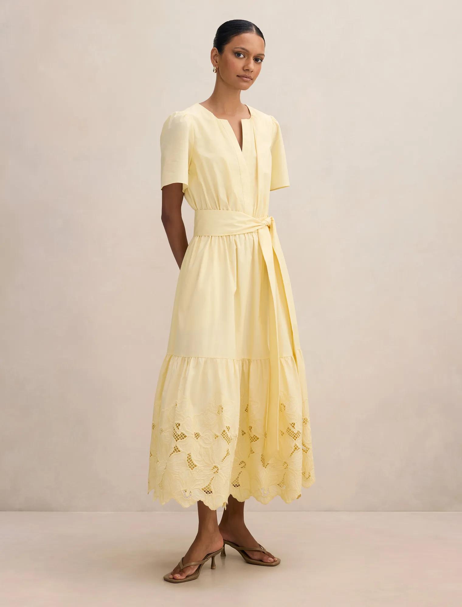 Charlotte Petite Embroidered Midi