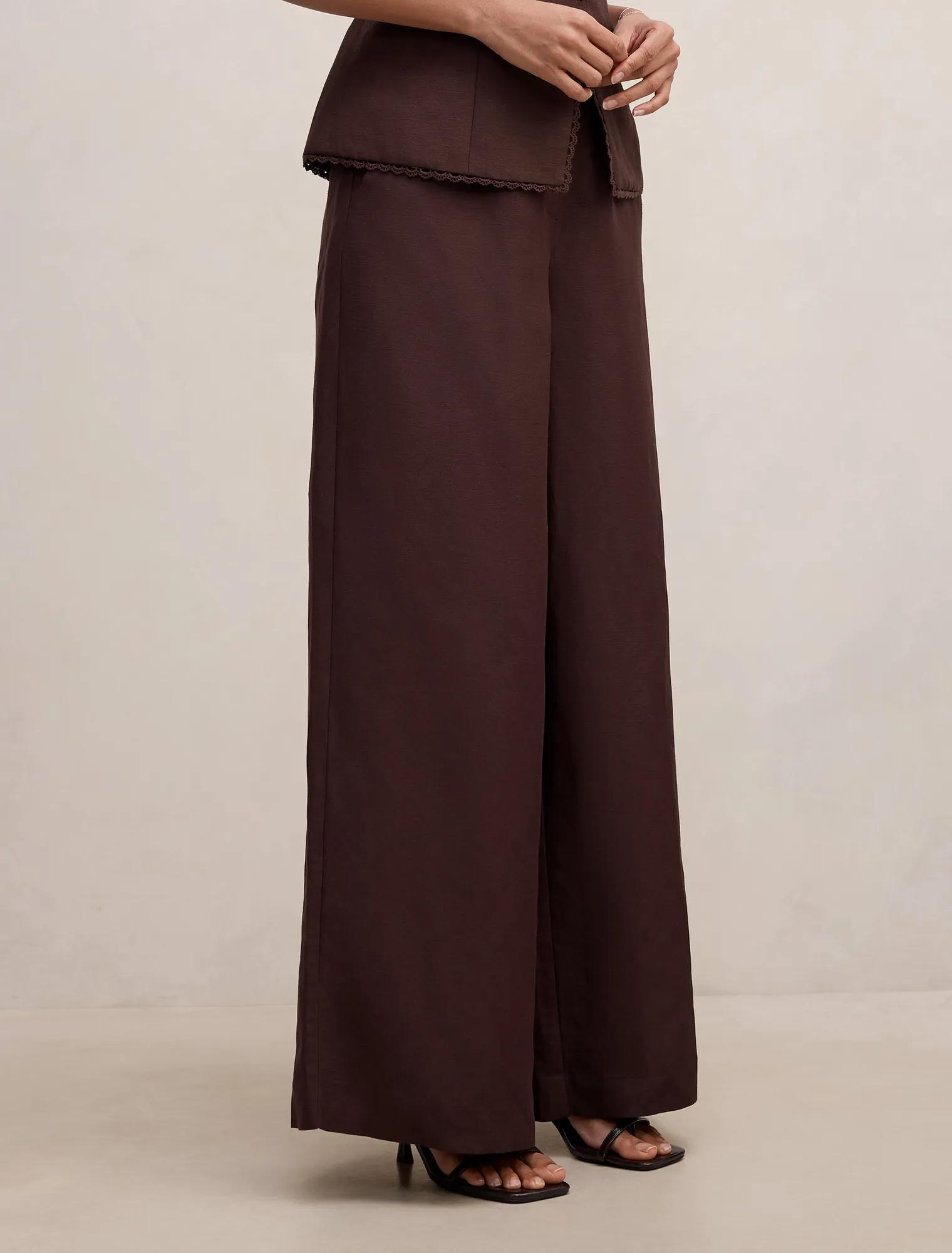 Matilda Petite Linen Blend Pant