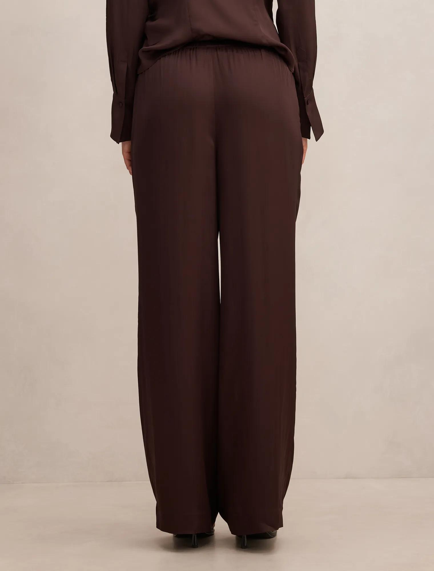 Maude Satin Wide Leg Pant