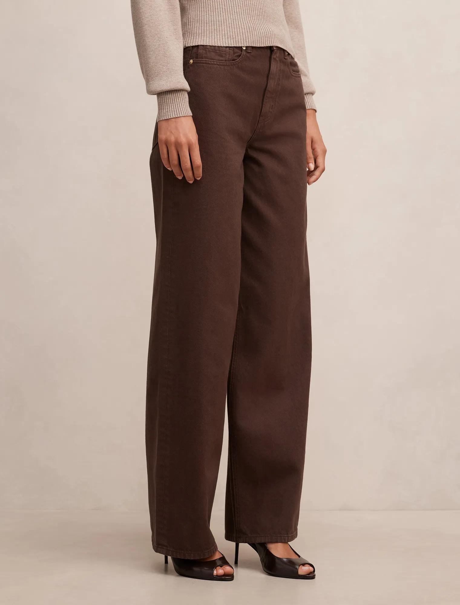Gia High Rise Wide Leg Jean