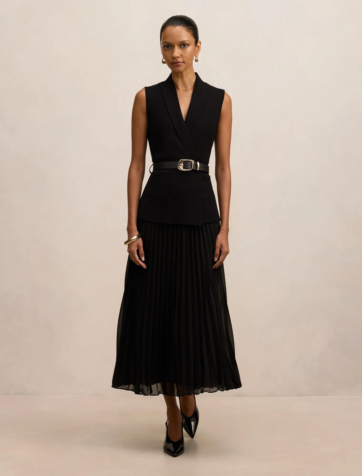 slim fit dress slacks 1960s Gold Silk Brocade Mr Blackwell Dress & Cape – Shrimpton Couture main image 0