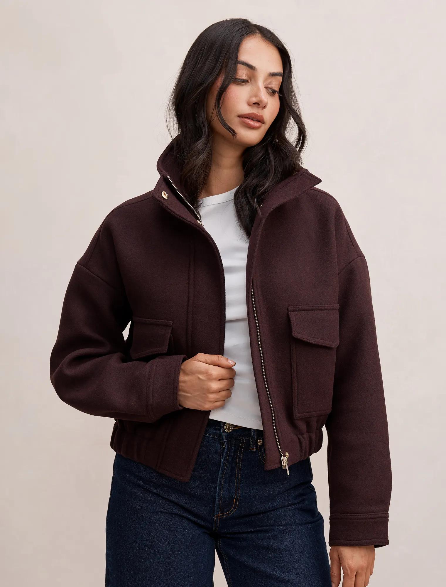 Quinn Funnel Neck Jacket
