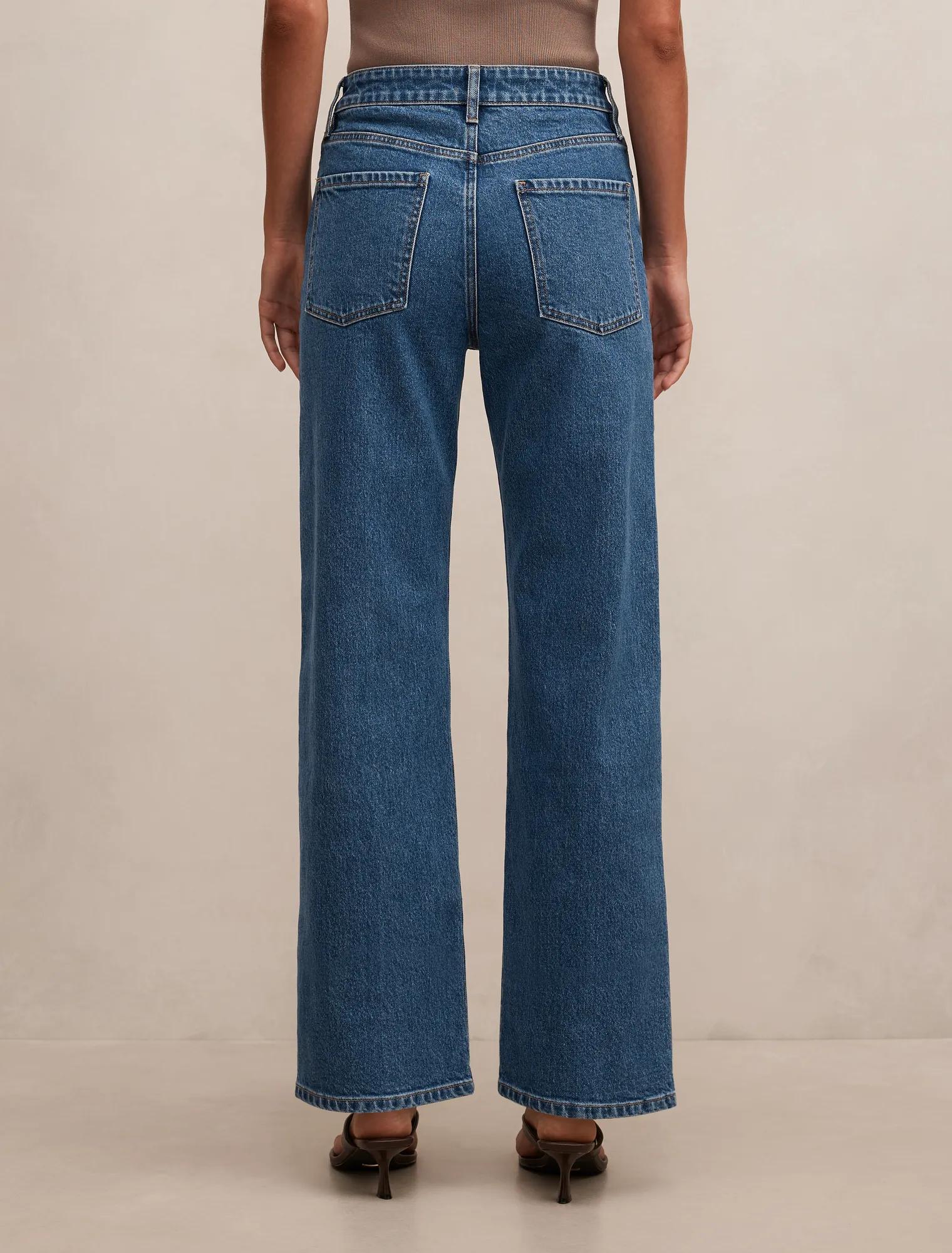 Nicki Mid Rise Straight Jean