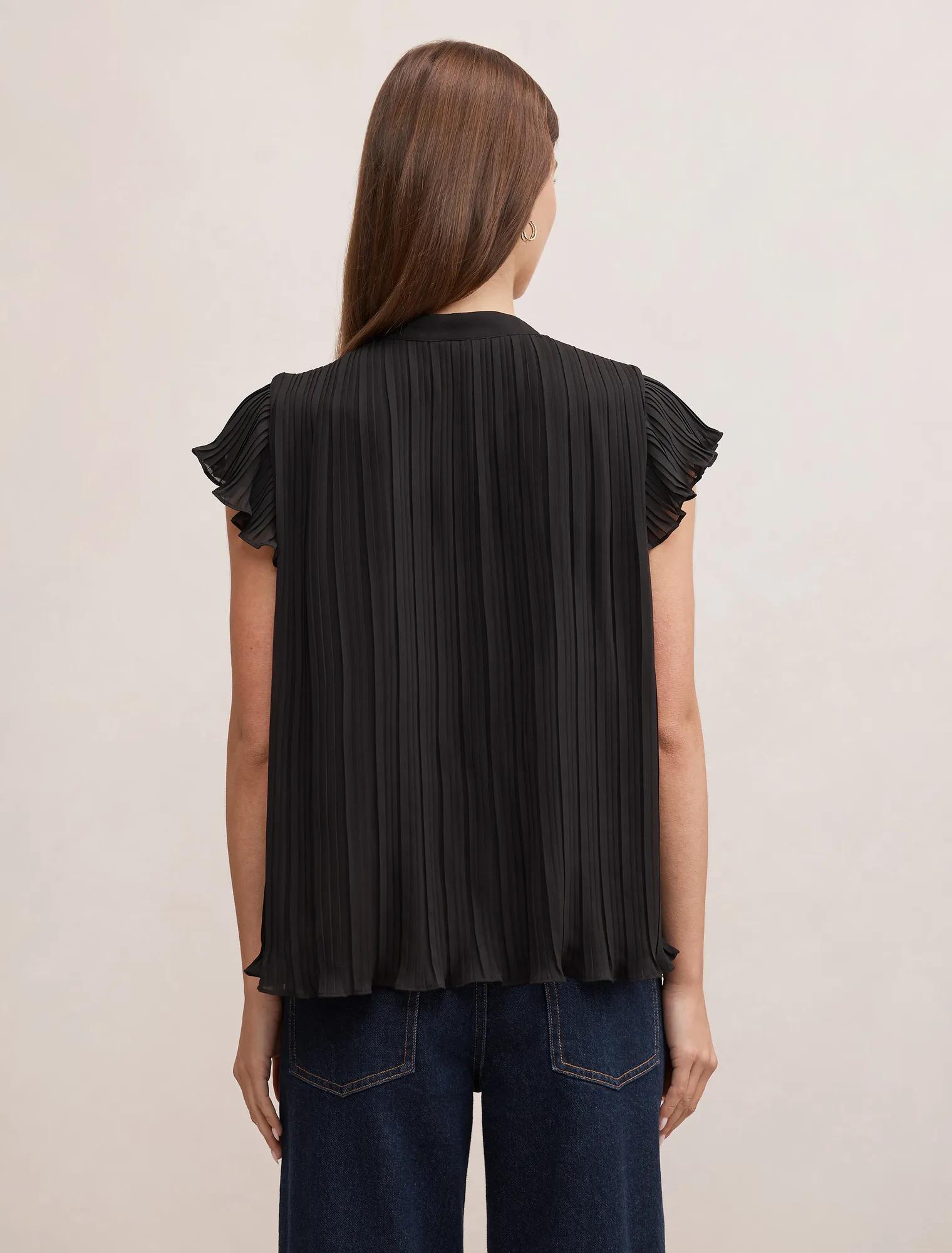 Autumn Flutter Sleeve Blouse