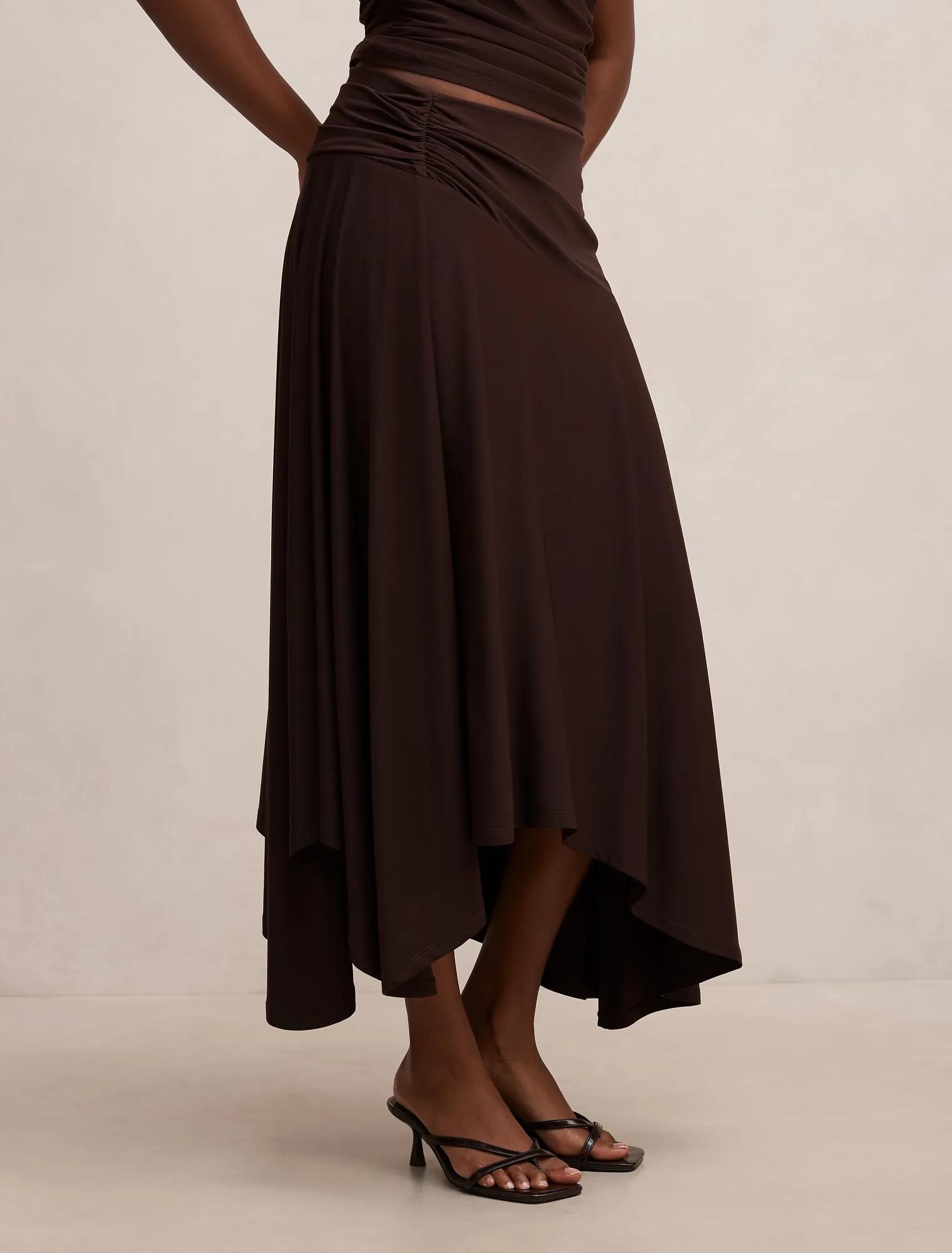 Ariel Petite Godet Hanky Hem Skirt