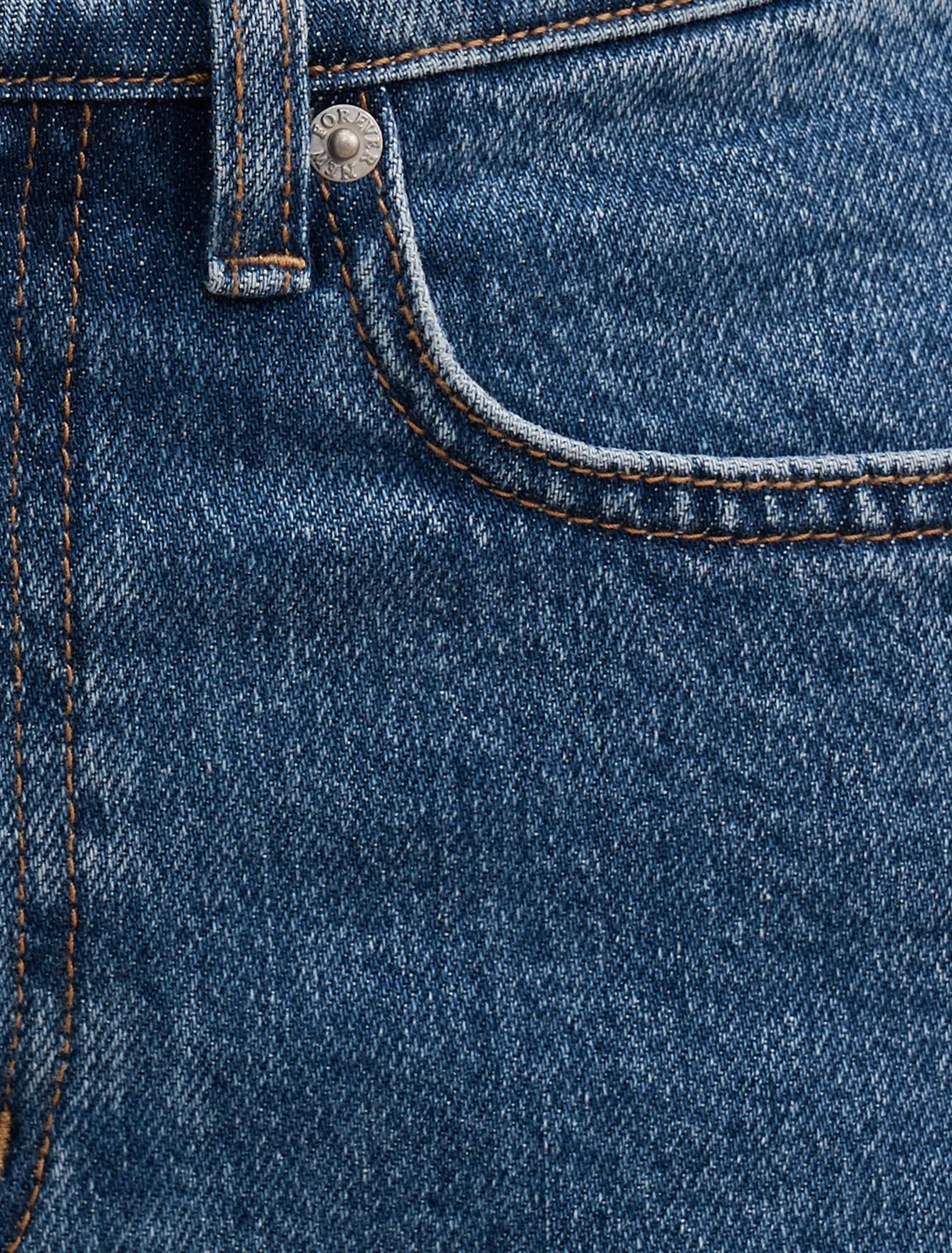 Nicki Mid Rise Straight Jeans