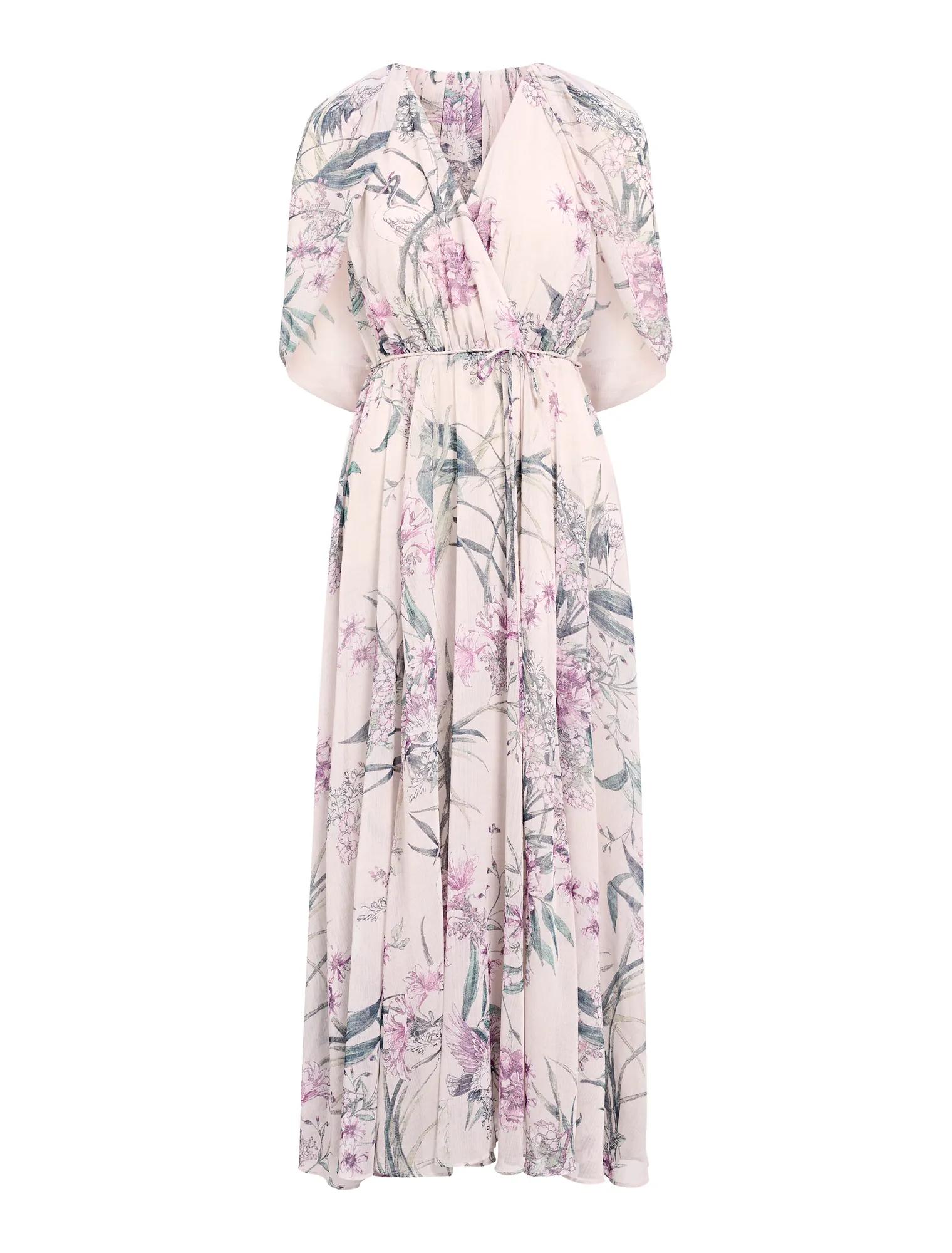 Jodie Gathered Cape Maxi