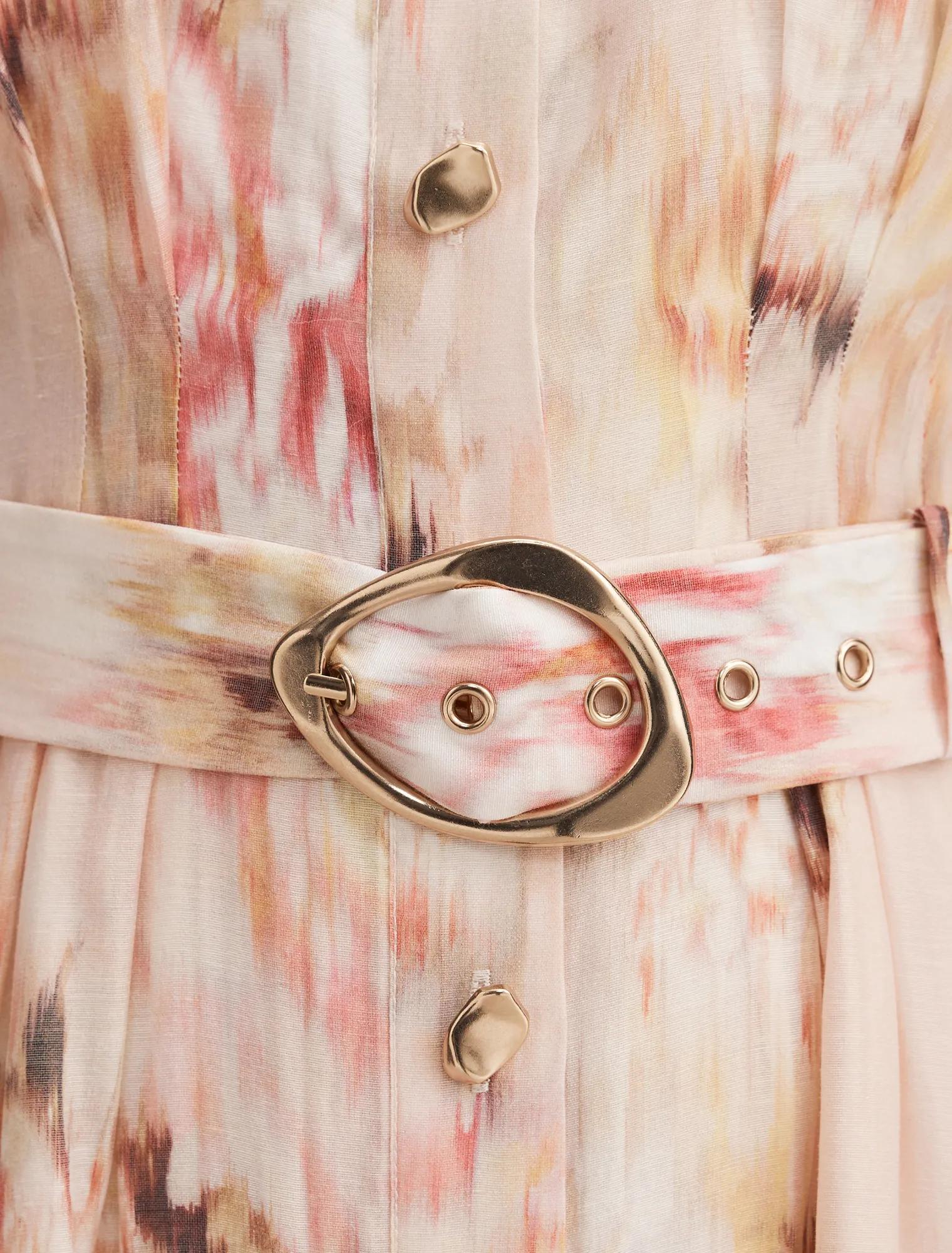 Terese Printed Shirt Dress