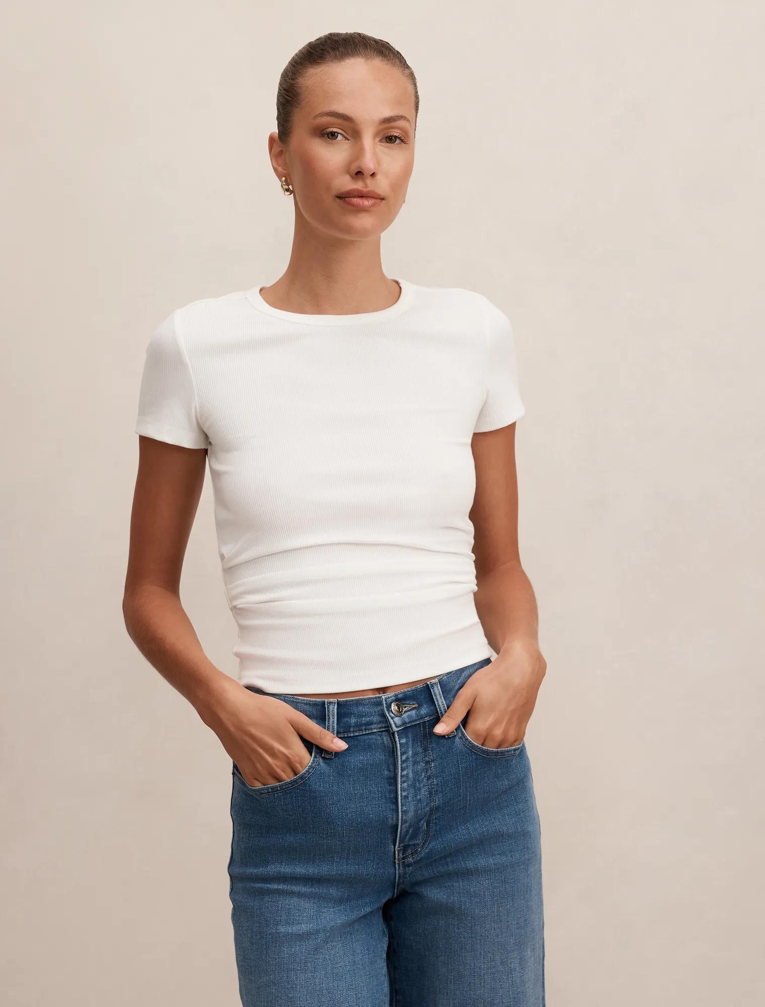 Kelly Tuck Detail Baby Tee