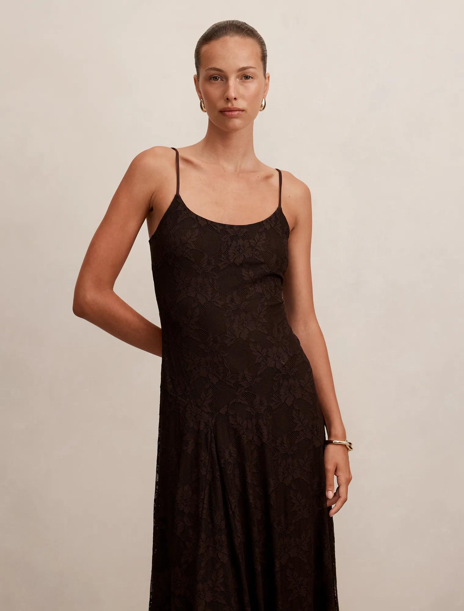 Victoria Lace Midi Dress