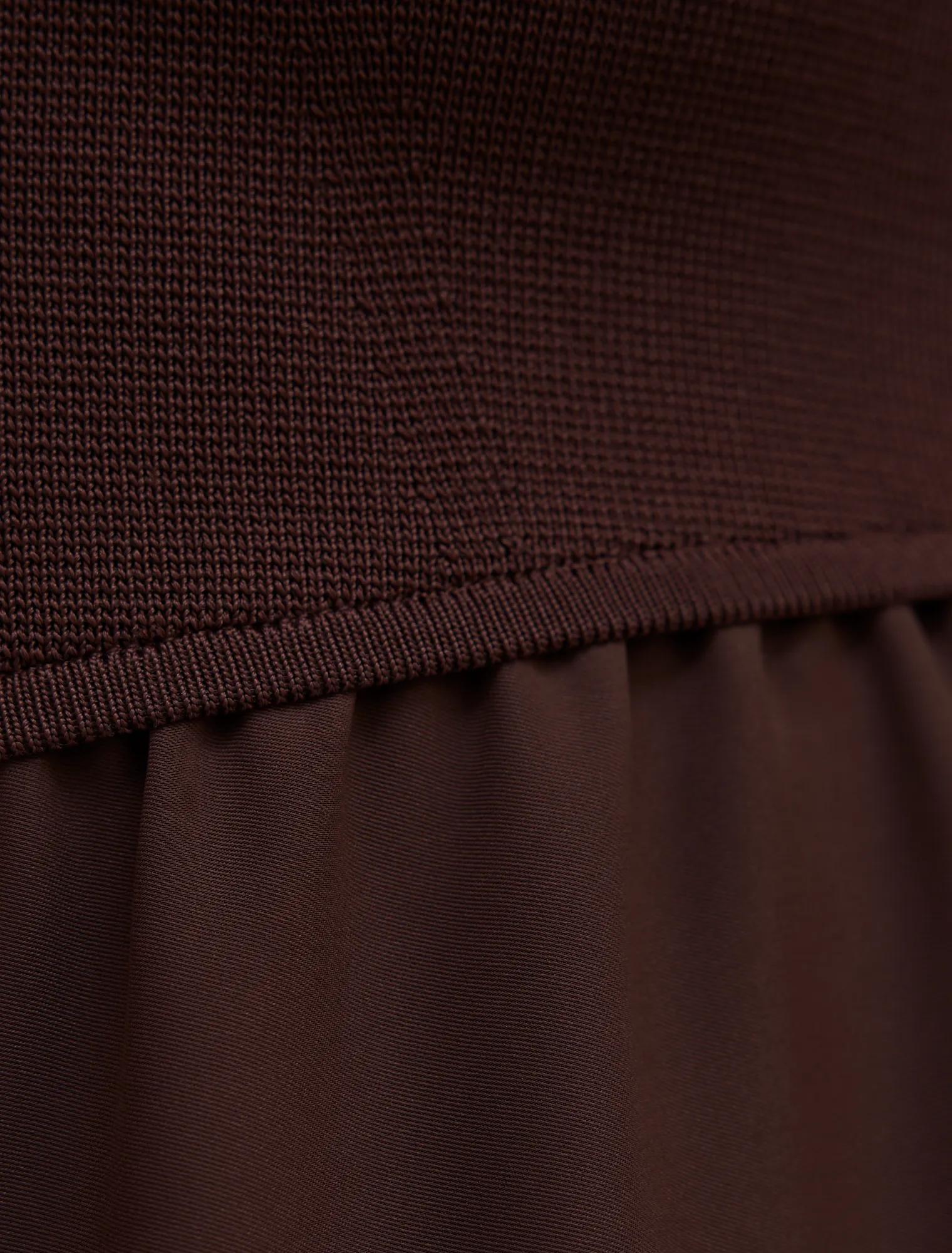 Ariella Woven Mix Midi Dress