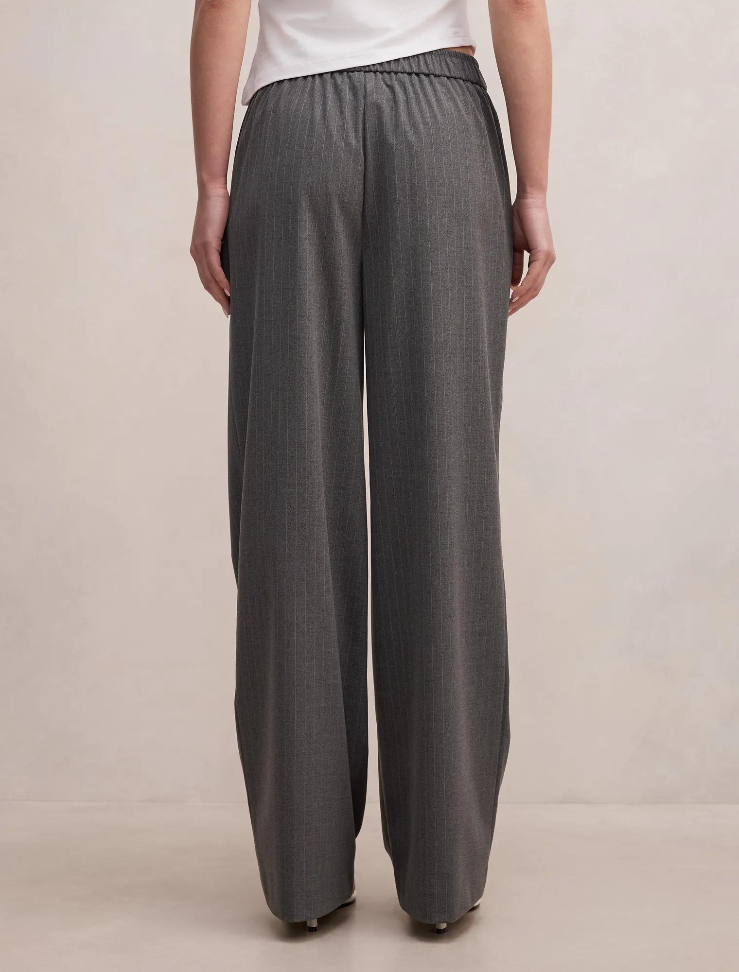 Ella Elastic Wide Leg Pants