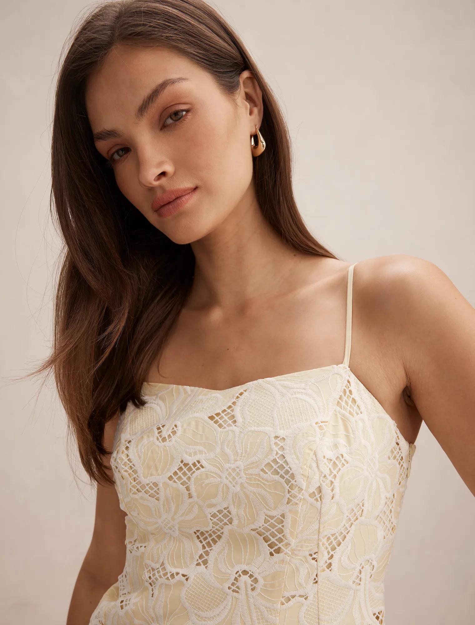 Millie Embroidered Midi