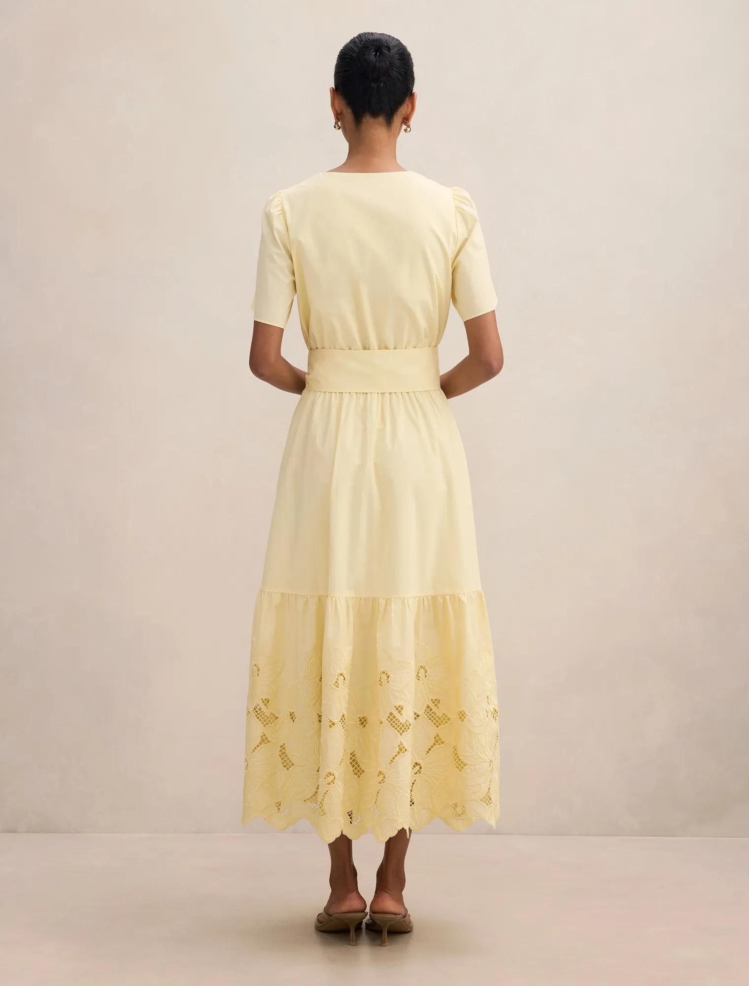 Charlotte Petite Embroidered Midi