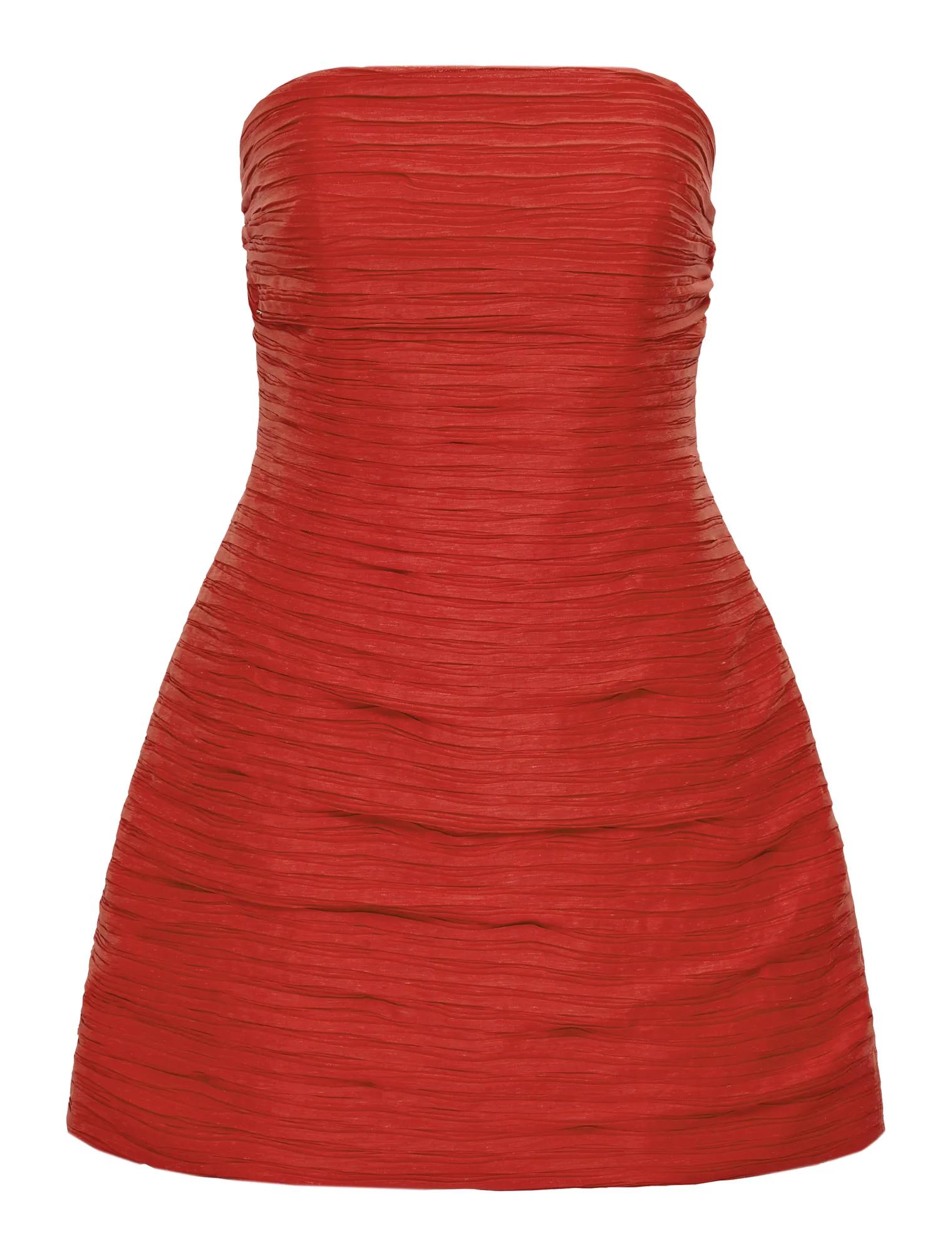 Sasha Strapless Ruched Mini Dress