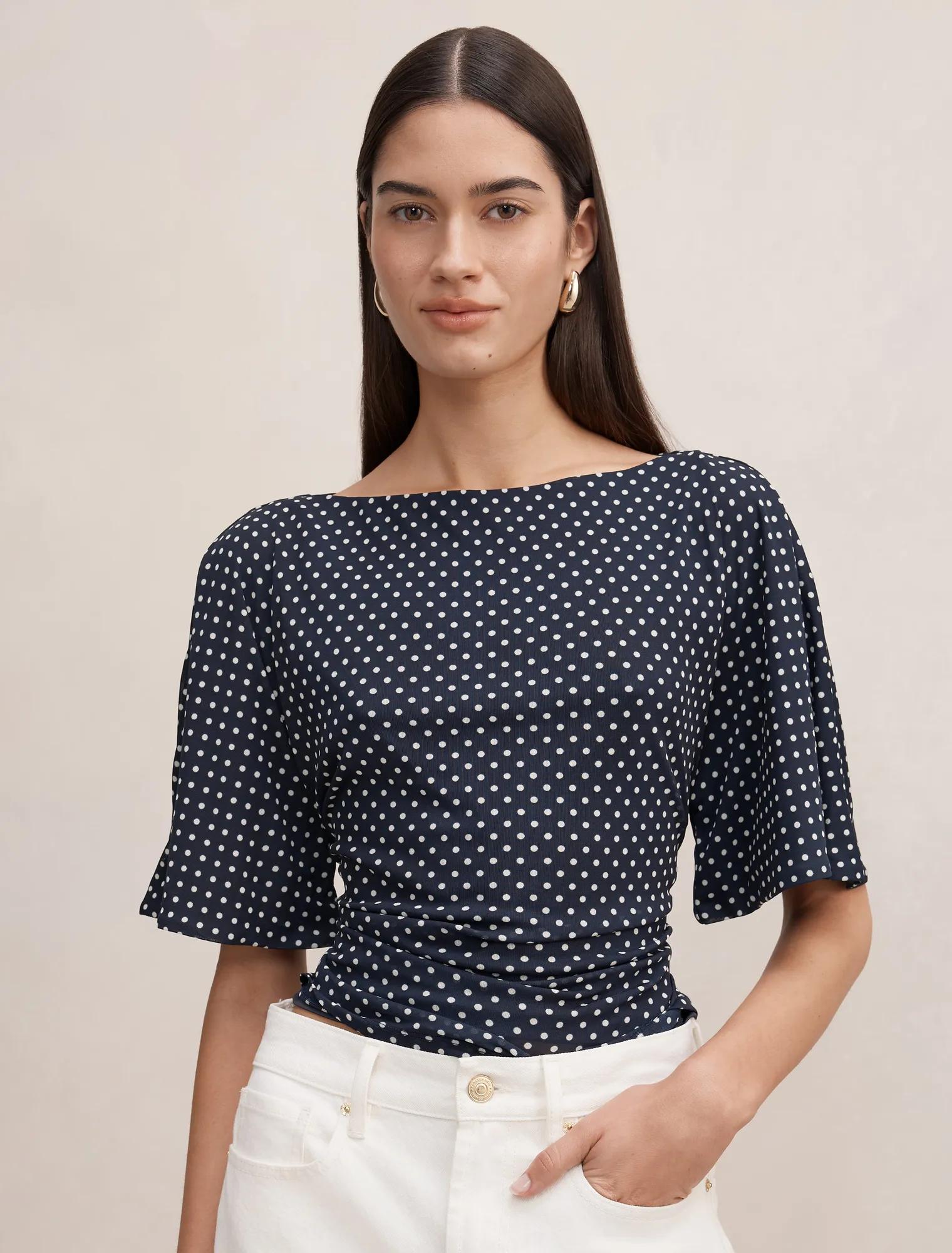 Paige Flutter Sleeve Tie Back