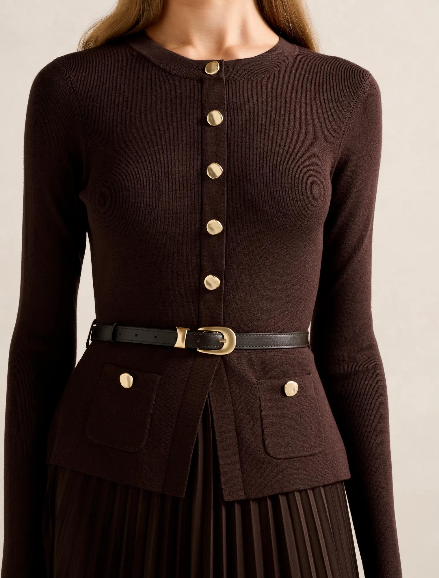 Daphne L/S Midi Dress