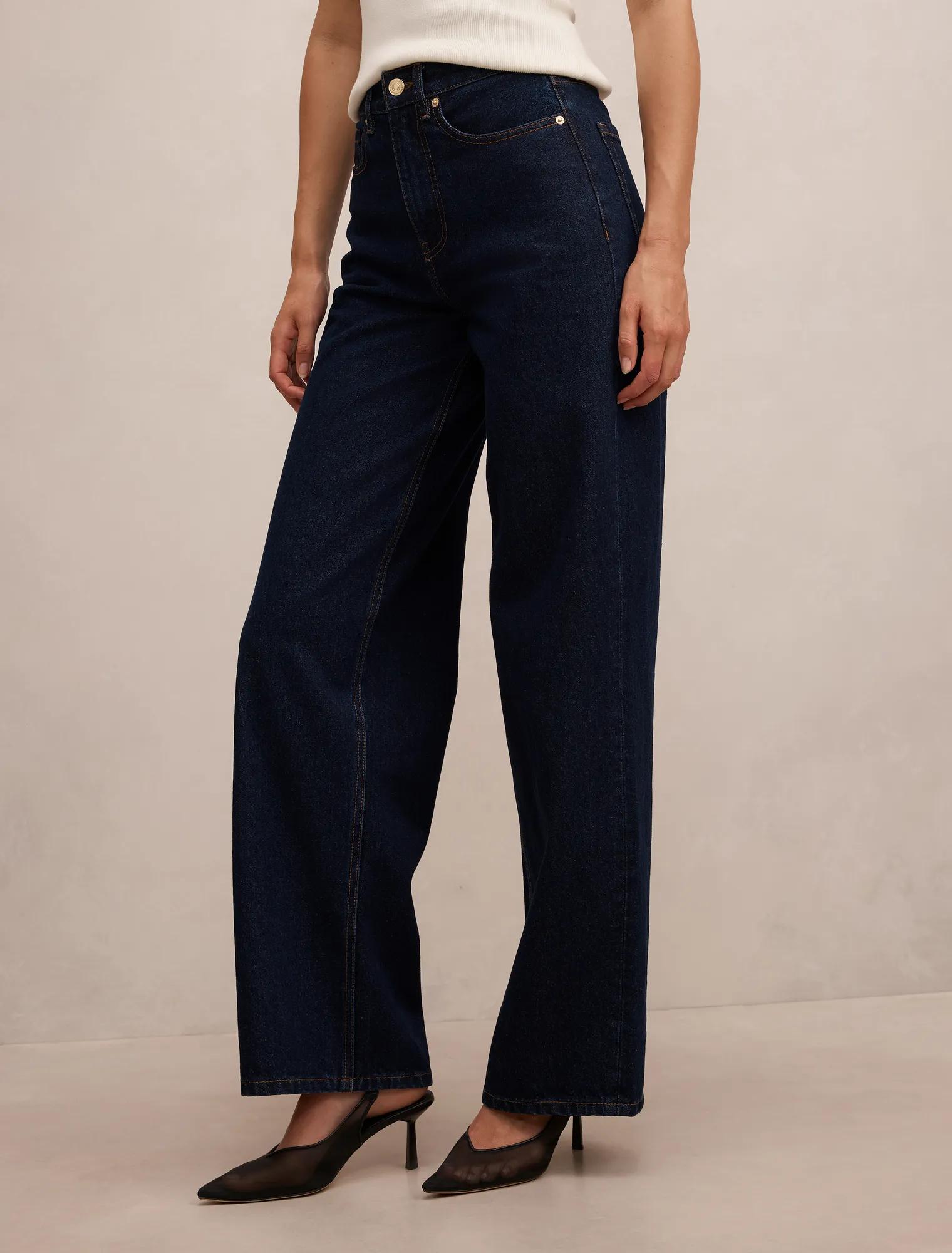Yasmin Slim Wide Leg Jean