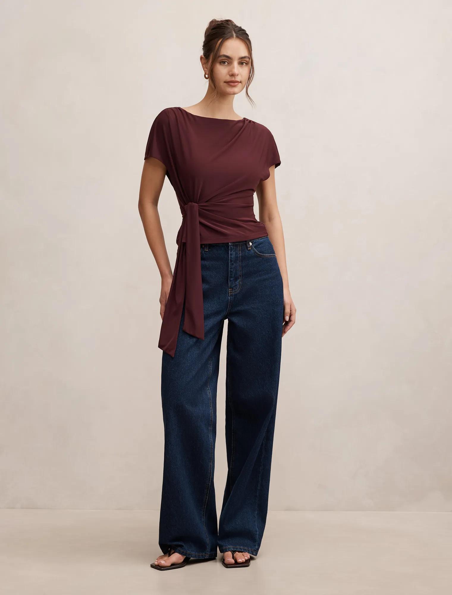 Celine Tie Detail Top