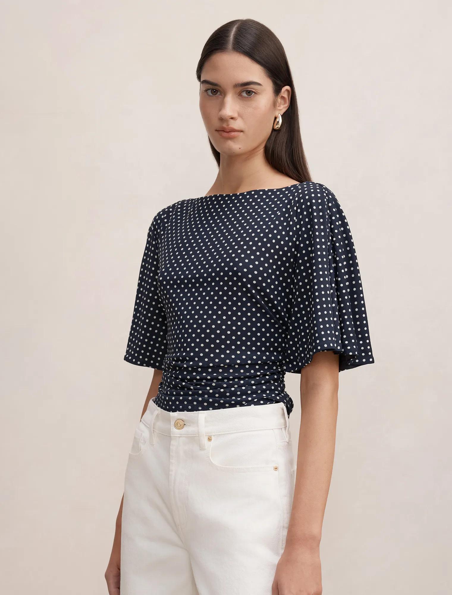 Paige Flutter Sleeve Tie Back