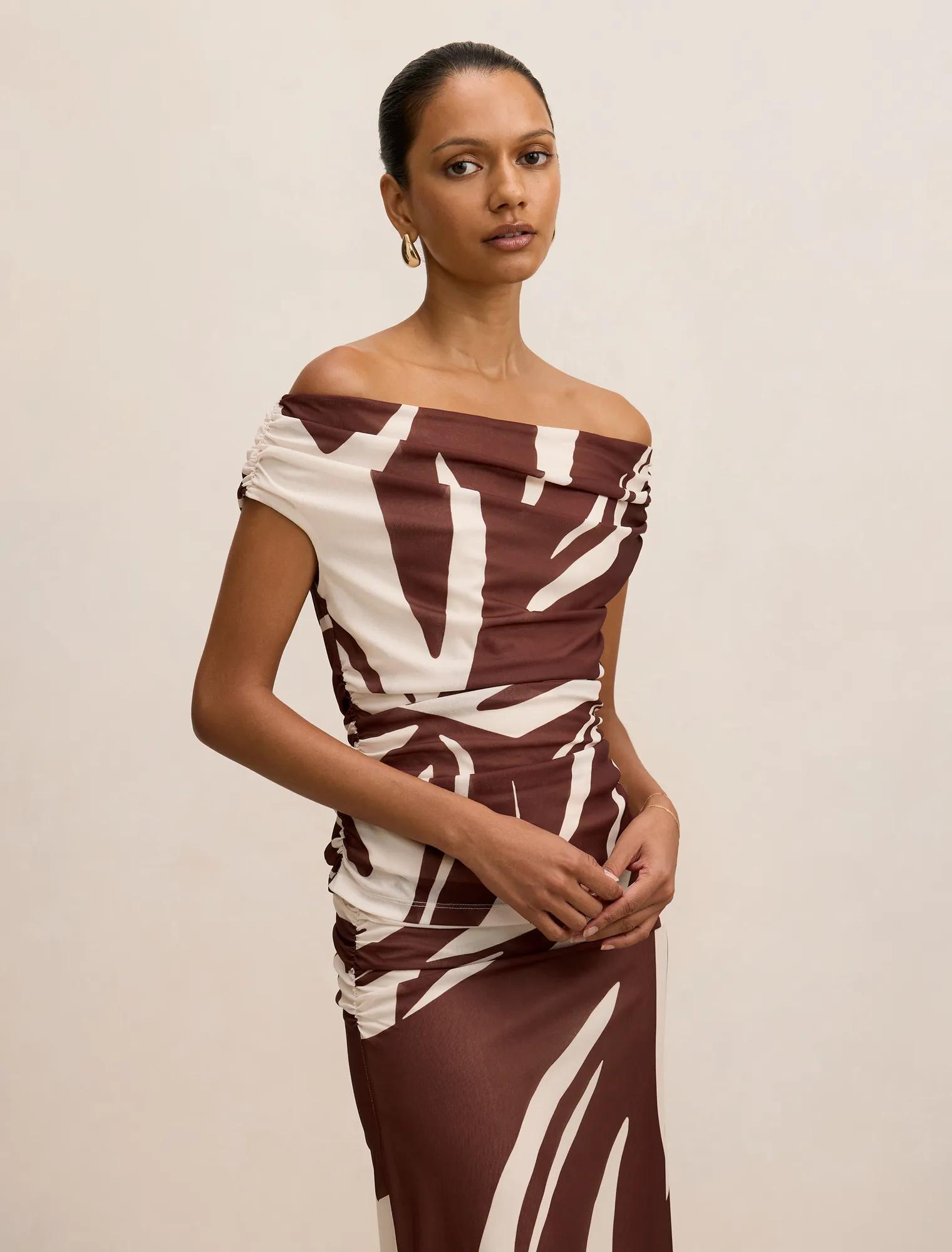 Mimi Petite Off Shoulder Top