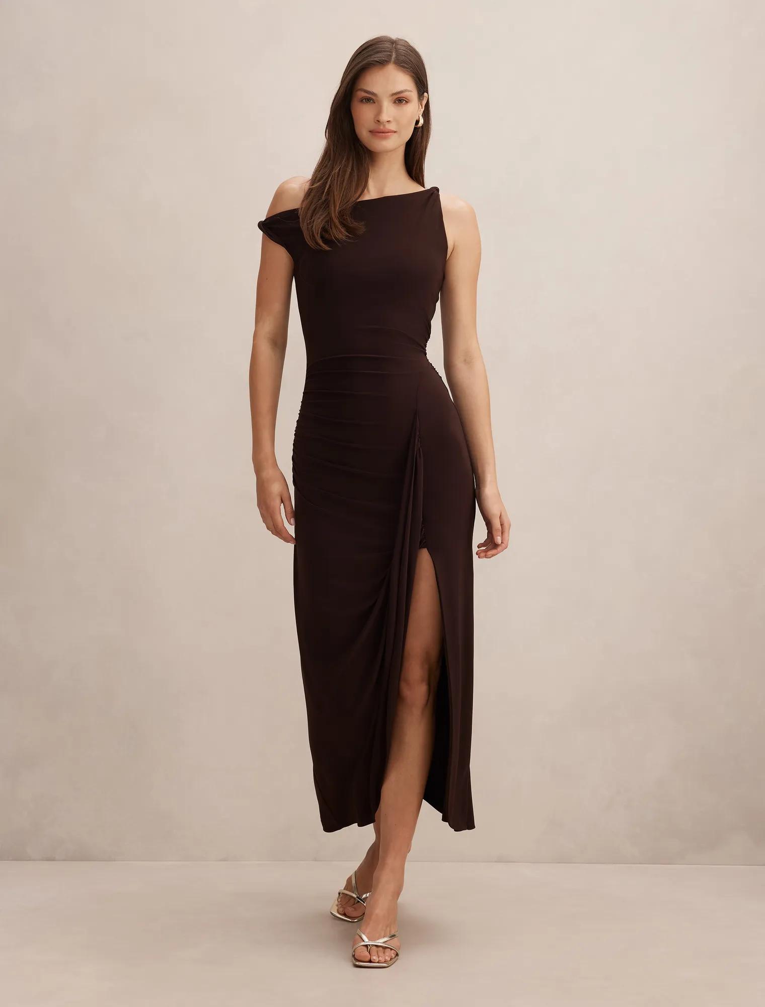 Vicky Asym Jersey Maxi