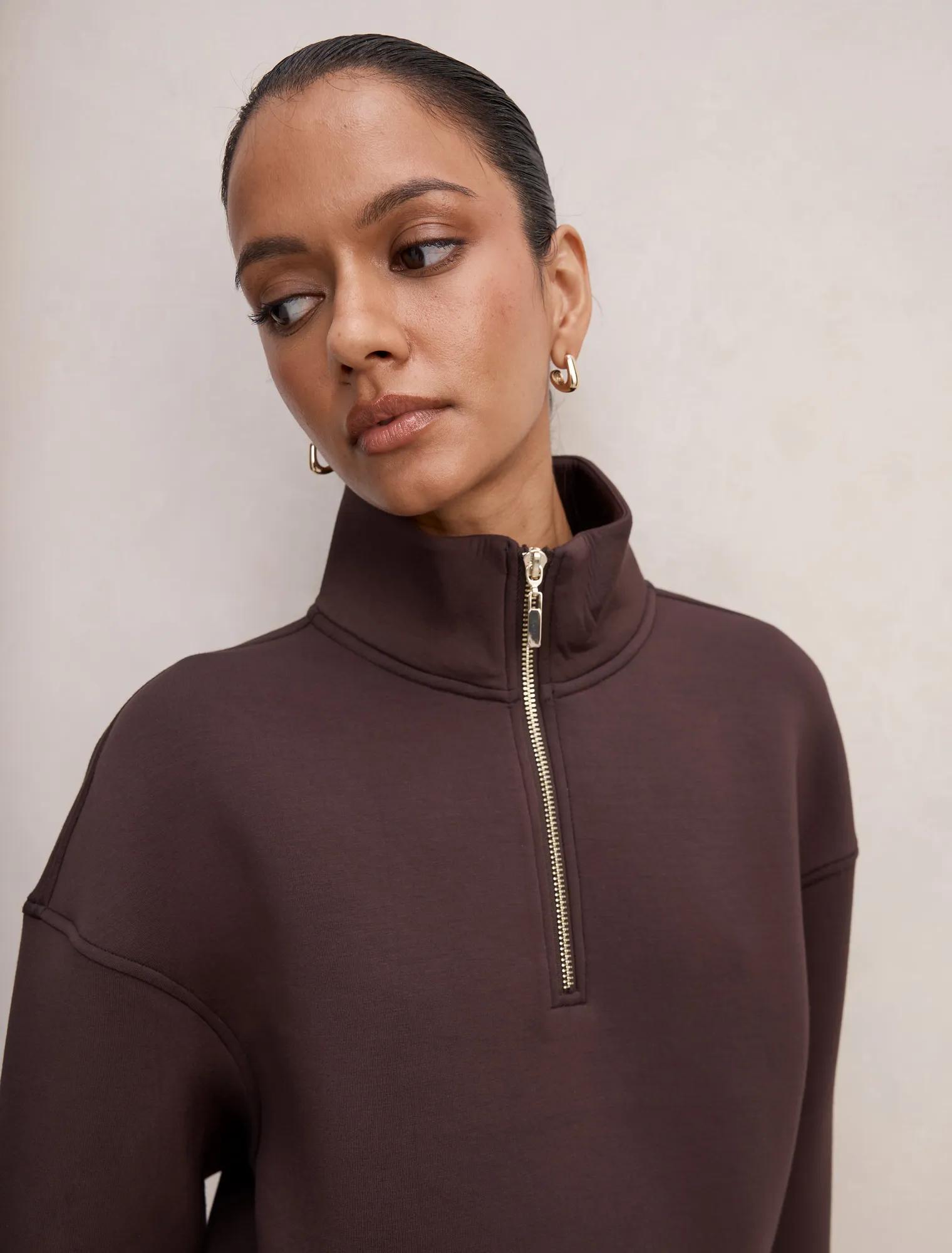 Hattie Petite Zip Lounge Jumper