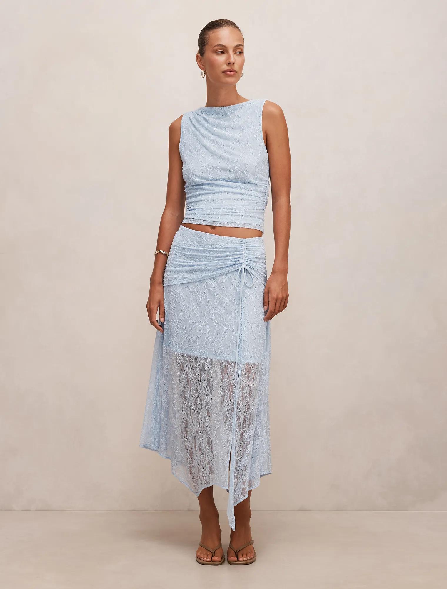 Tahlia Textured Lace Tank