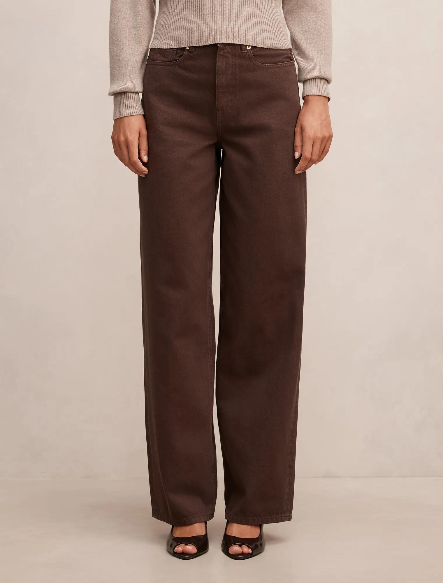 Gia High Rise Wide Leg Jean