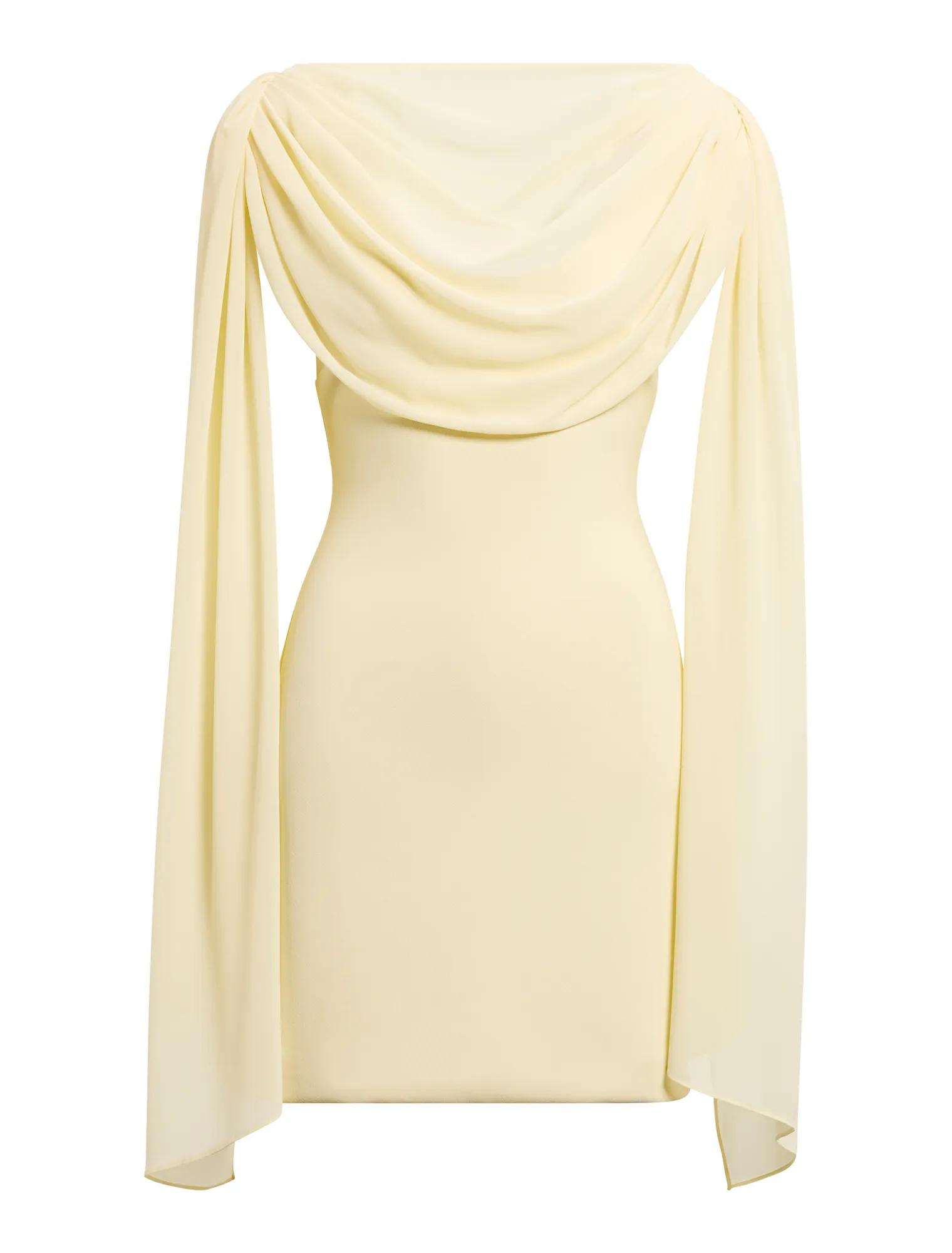 Bowie Mini Dress With Shawl