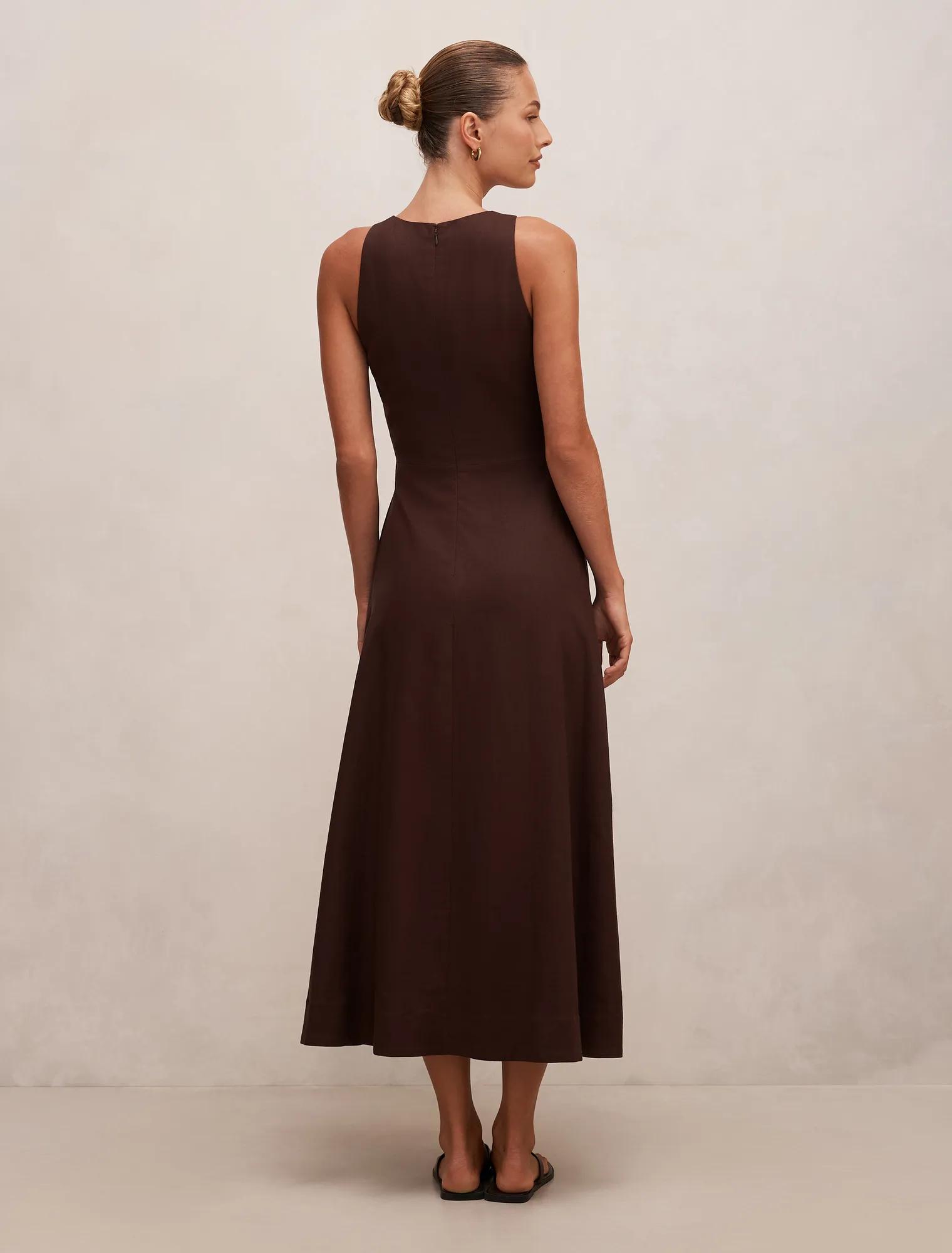 Zoey Halter Tie Midi