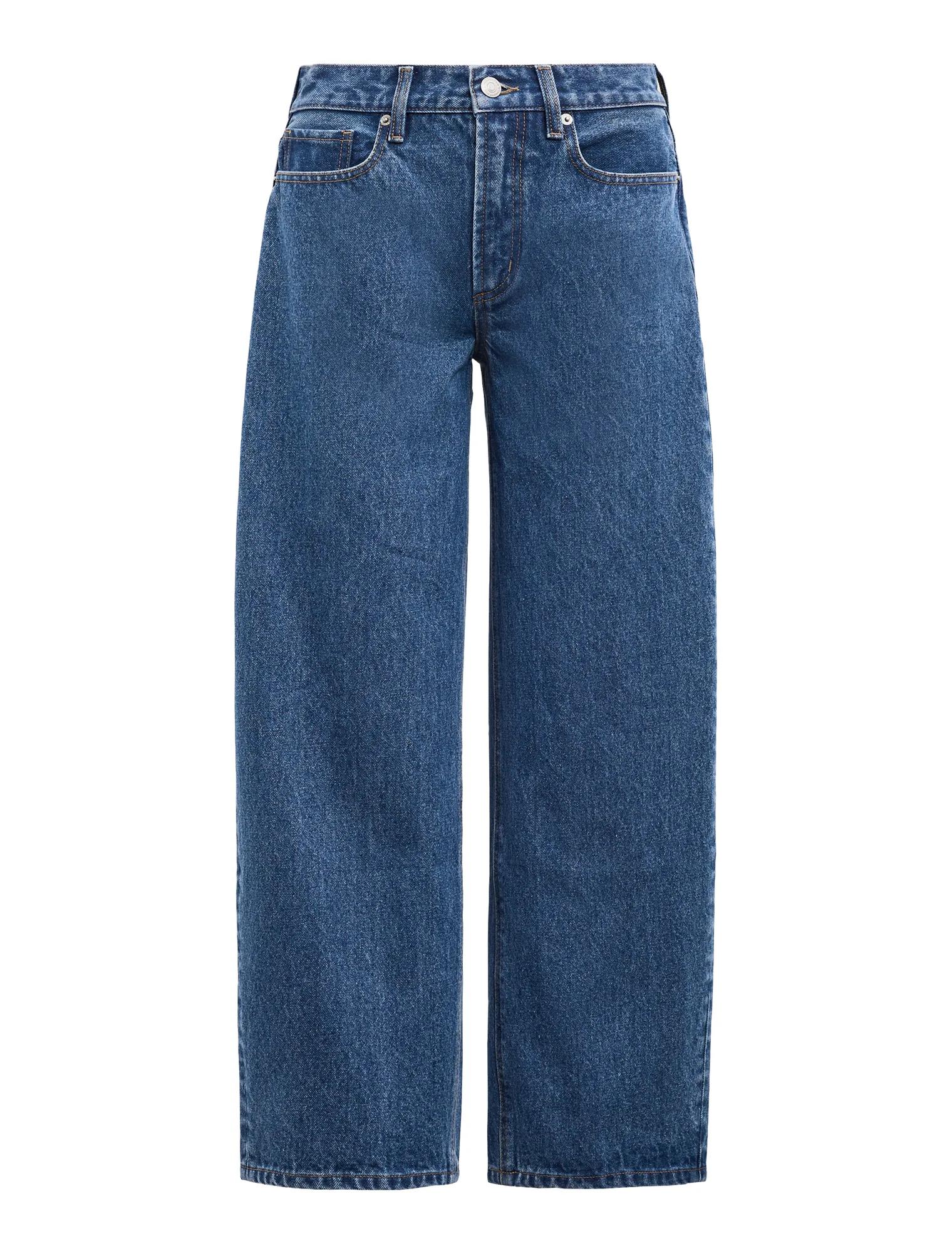 Emma Petite Mid Rise Barrel Jean