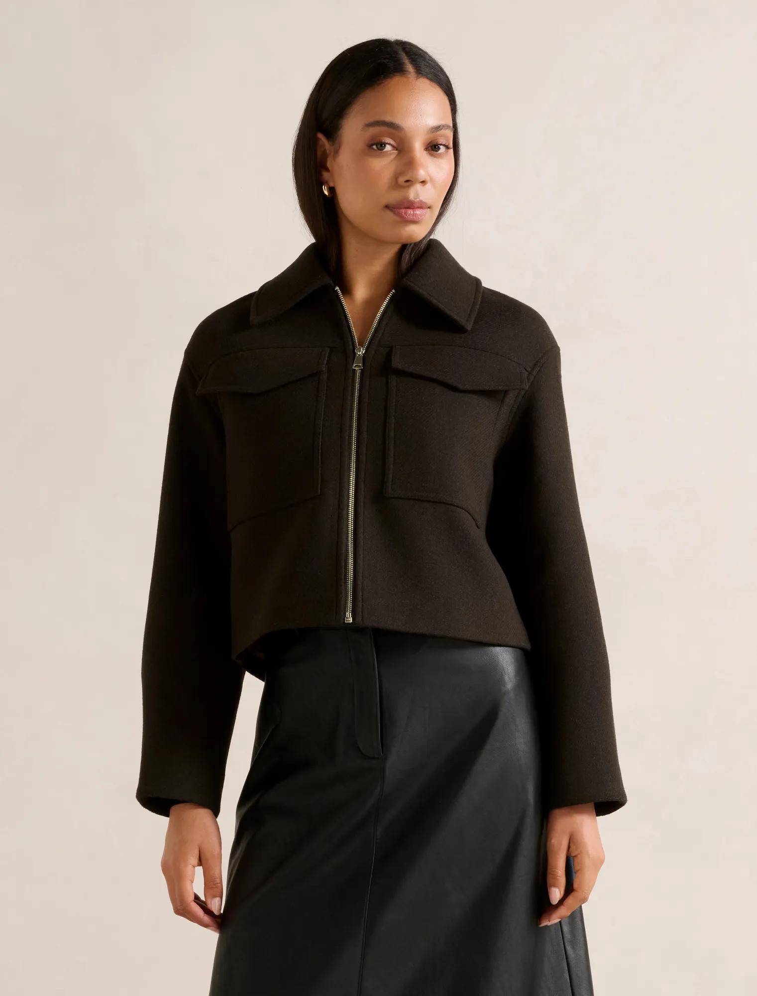 Veste Bomber Femme En Faux Daim - Blouson Aviateur Mi-saison, Style Casual élégant