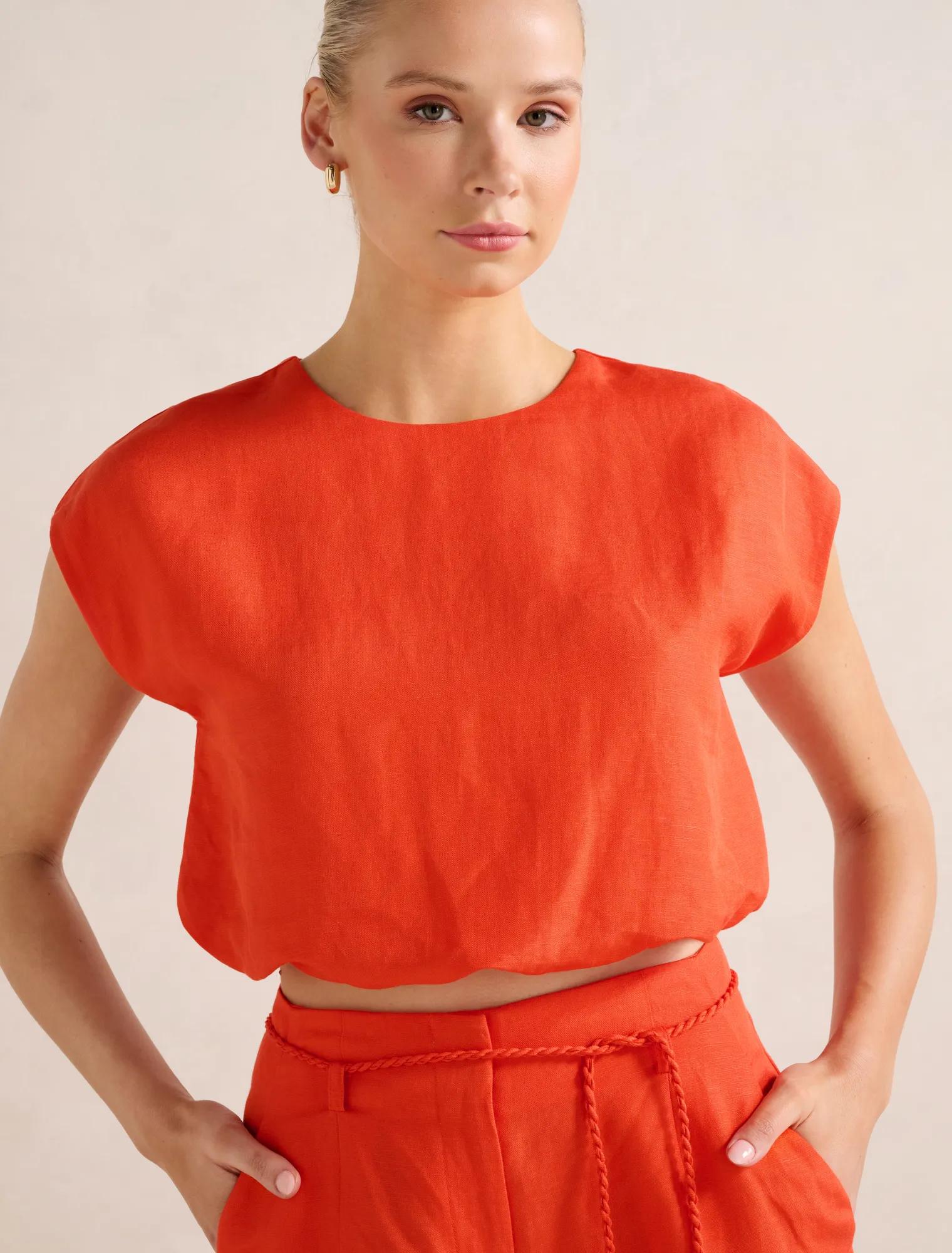 Georgina Bubble Hem Top