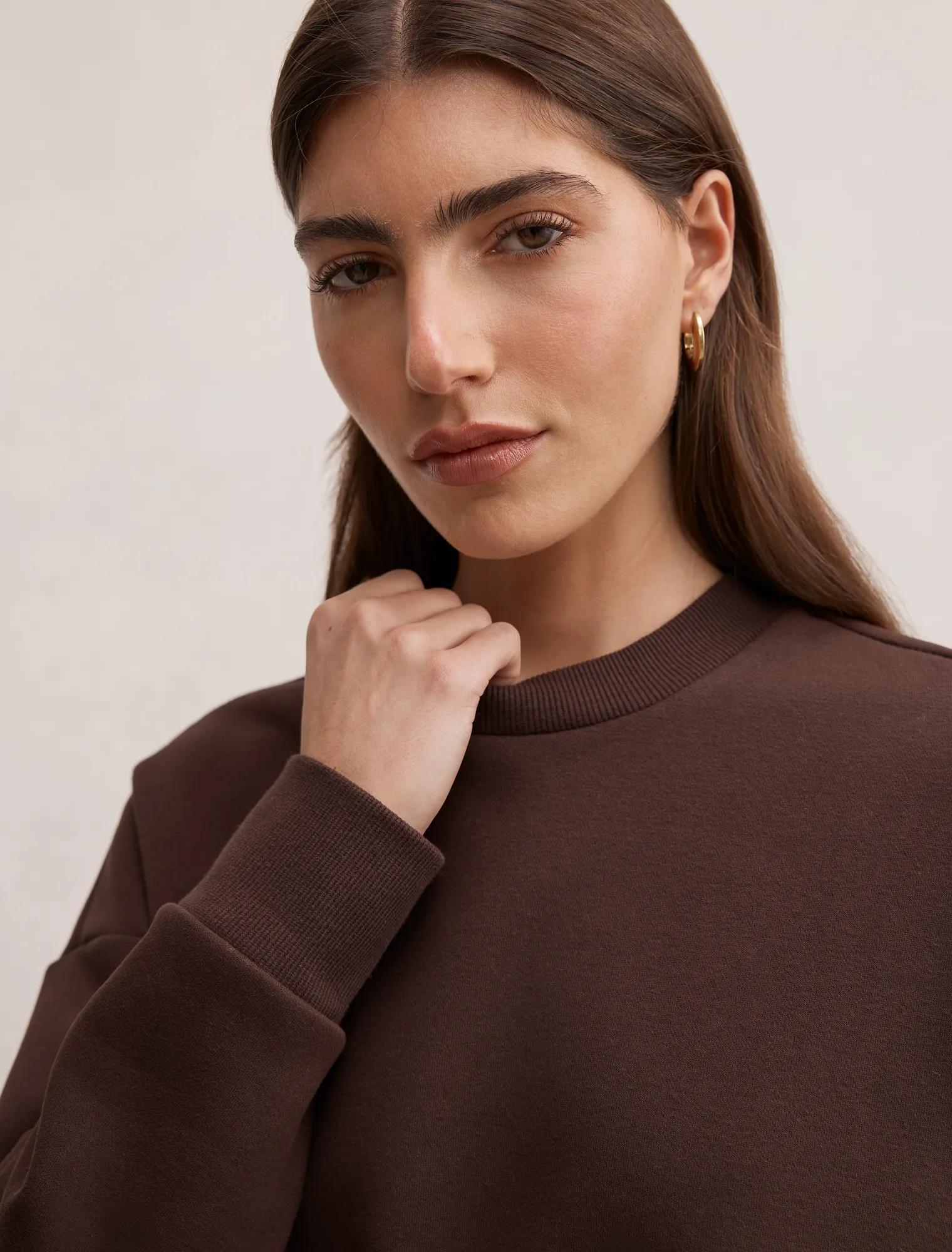 Winnie Fleece Crew Neck Sweater