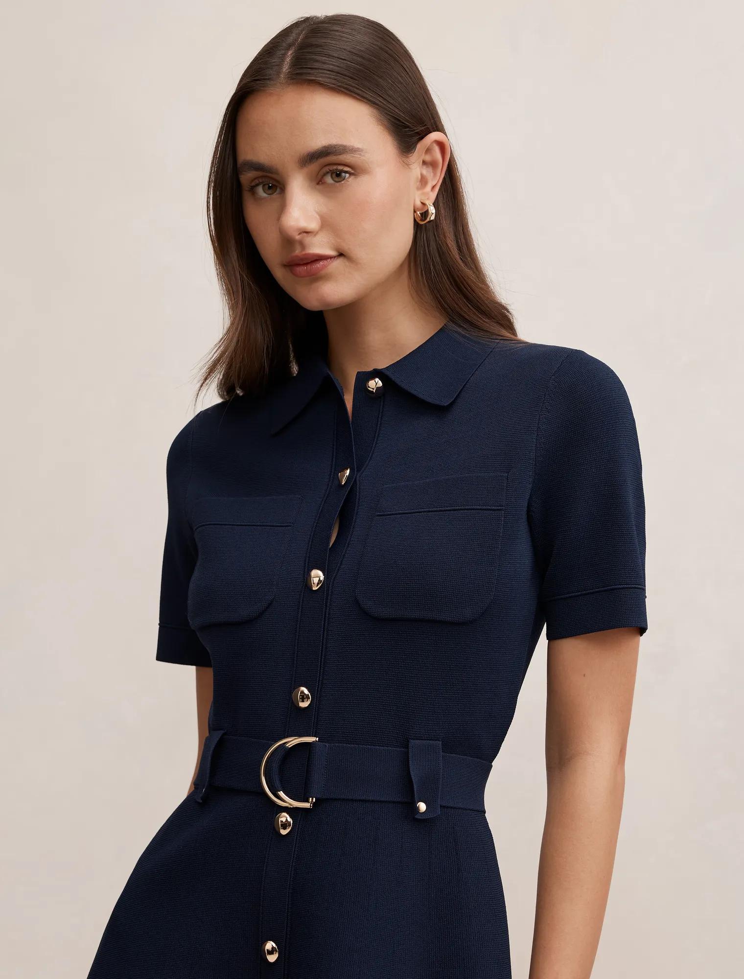 Amy Fit and Flare Knit Mini