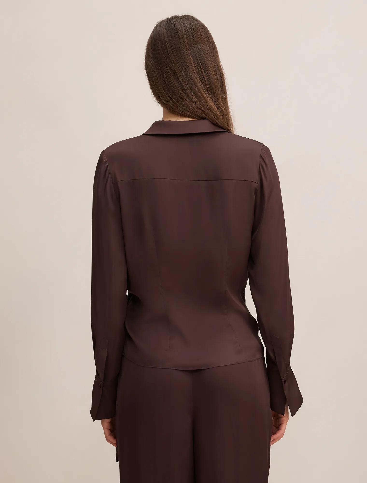 Maude Asymmetrical Draped Shirt