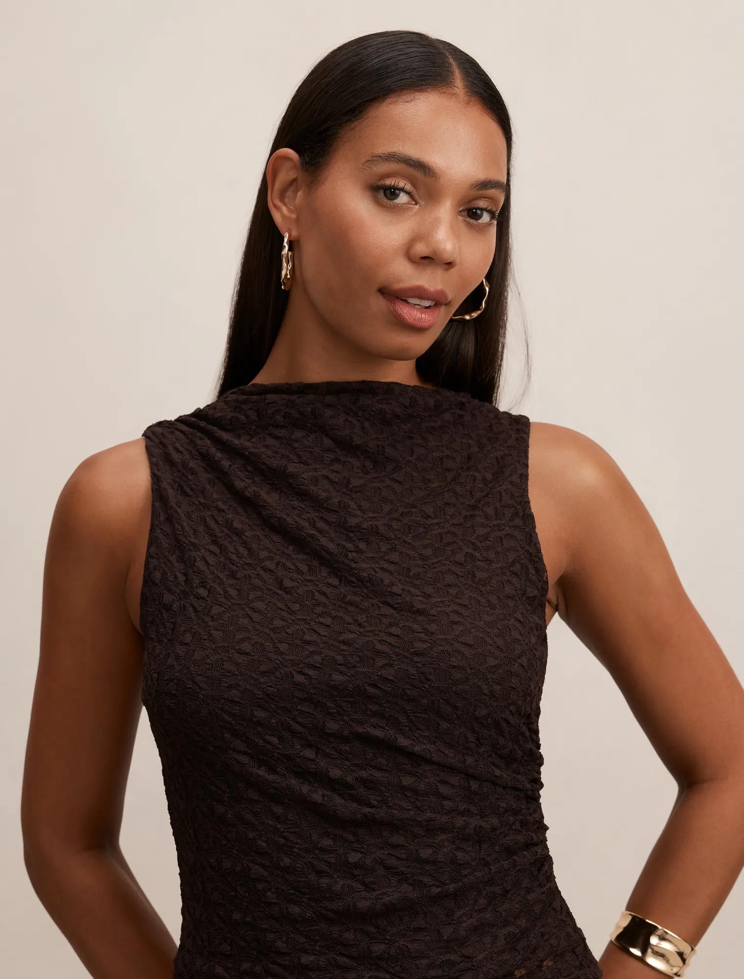 Tahlia Textured Lace Tank