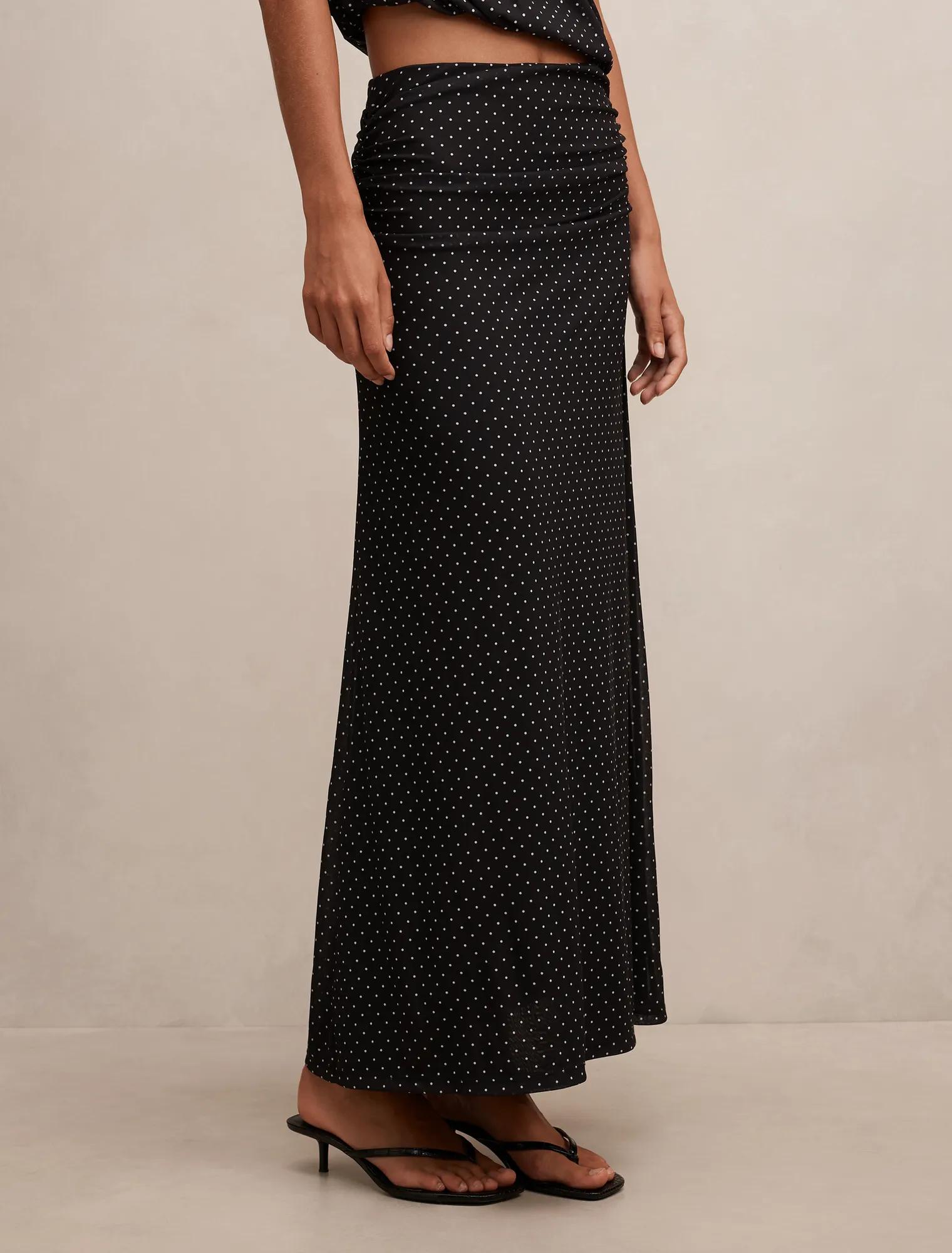 Mimi Flute Maxi Skirt