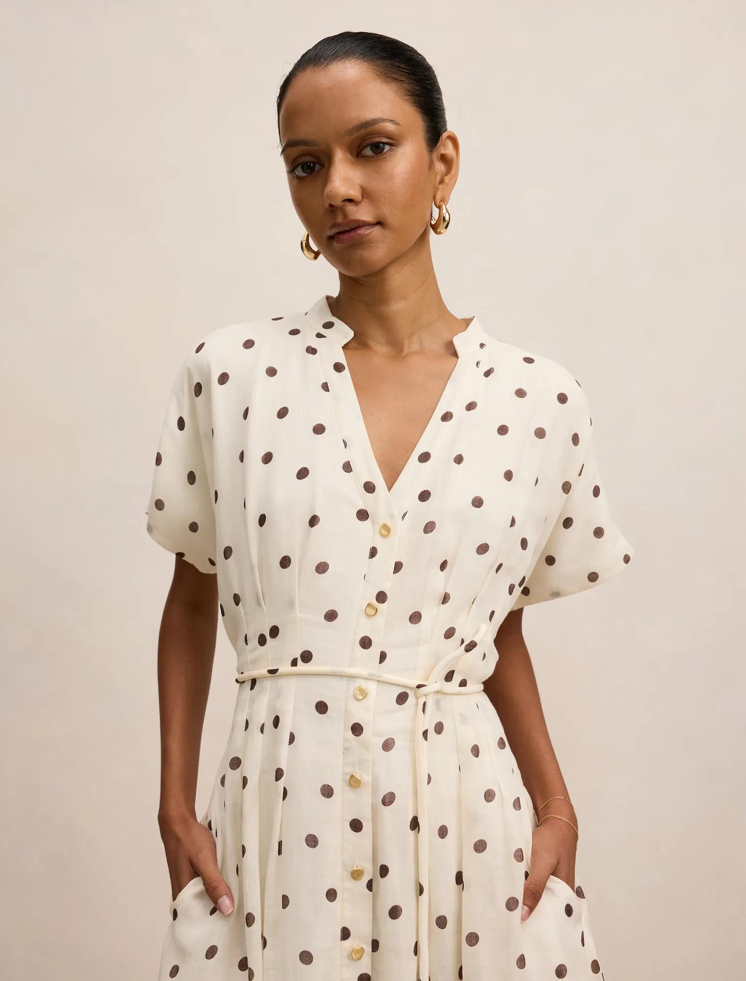 Jemma Petite Shirt Midi Dress